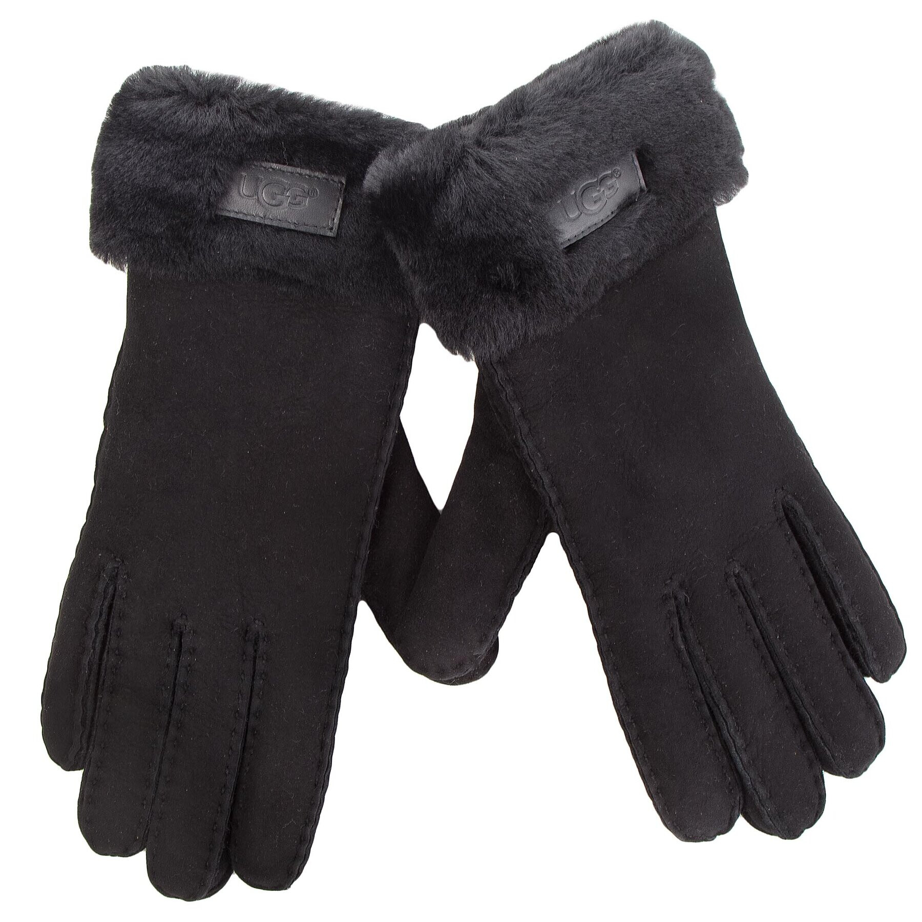 Ugg Mănuși de Damă W Turn Cuff Glove 17369 Negru - Pled.ro