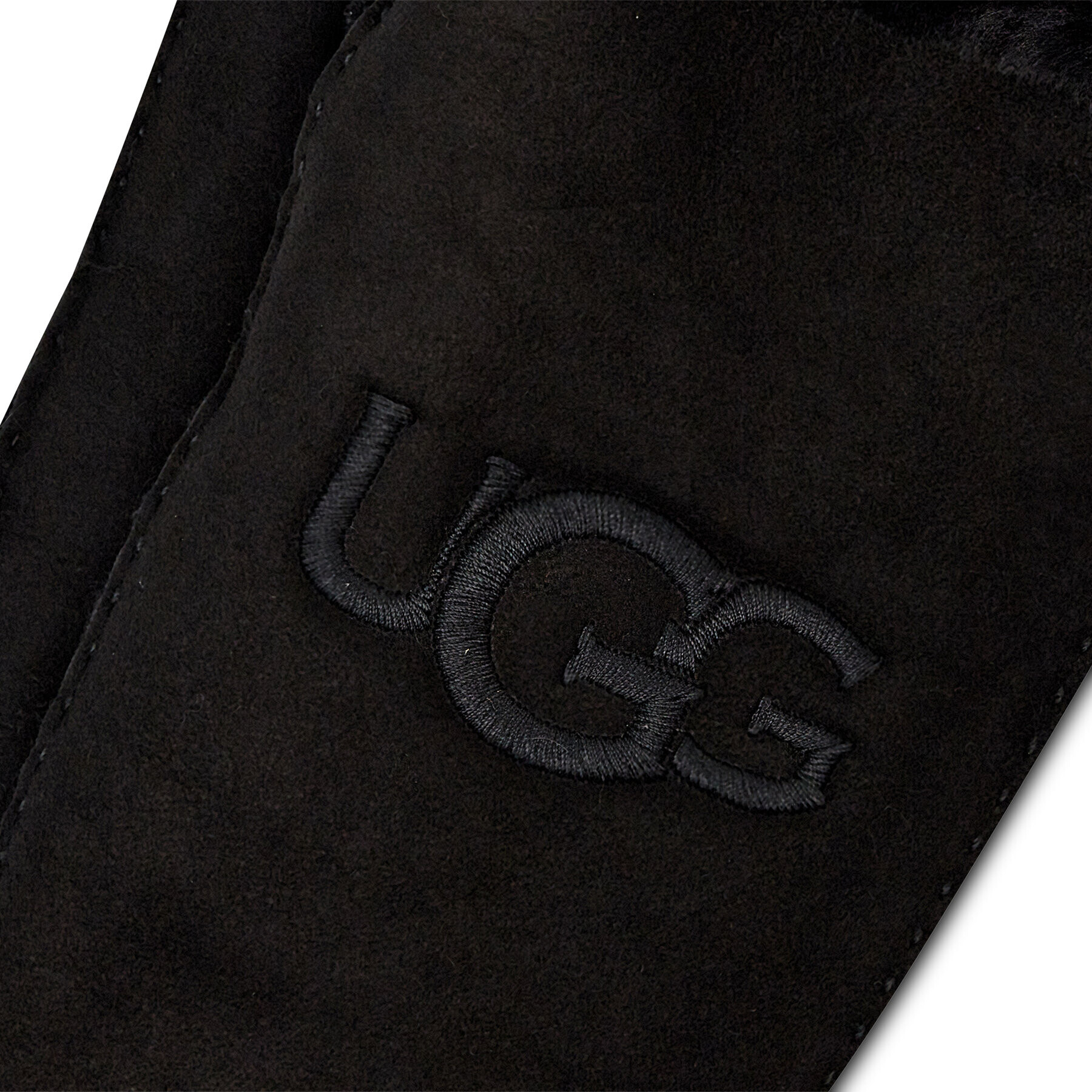 Ugg Mănuși de Damă Sheepskin Embroider Mitten 20932 Negru - Pled.ro