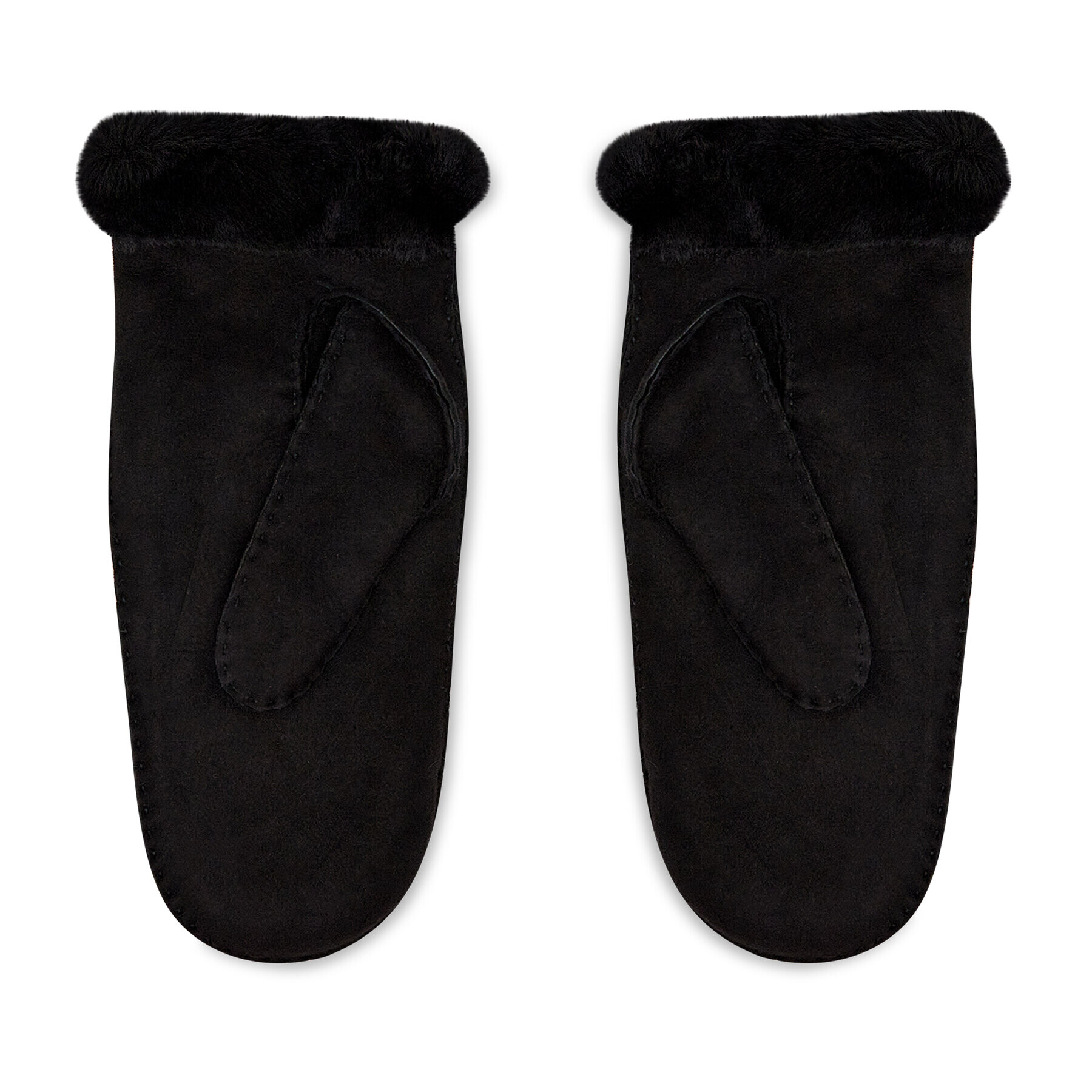 Ugg Mănuși de Damă Sheepskin Embroider Mitten 20932 Negru - Pled.ro