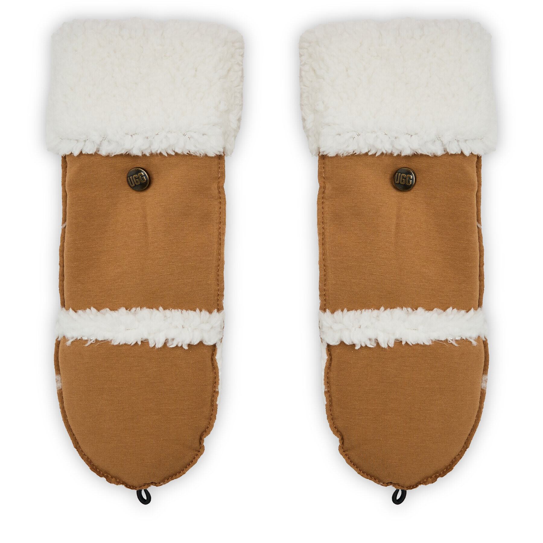 Ugg Mănuși de Damă W Bonded Fleece Flip Mitten 22706 Maro - Pled.ro