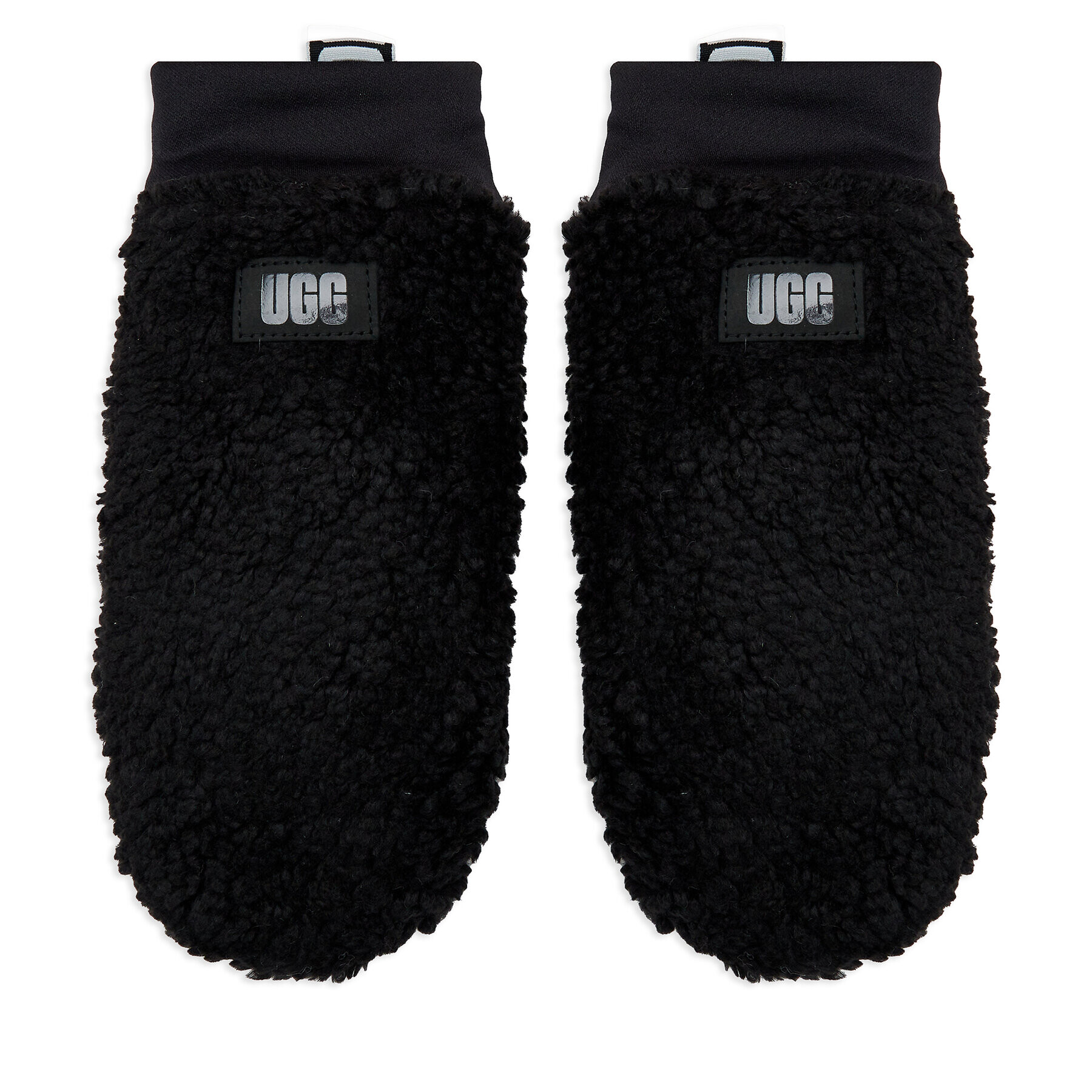 Ugg Mănuși de Damă W Sherpa Mitten W Logo Tape 21631 Negru - Pled.ro