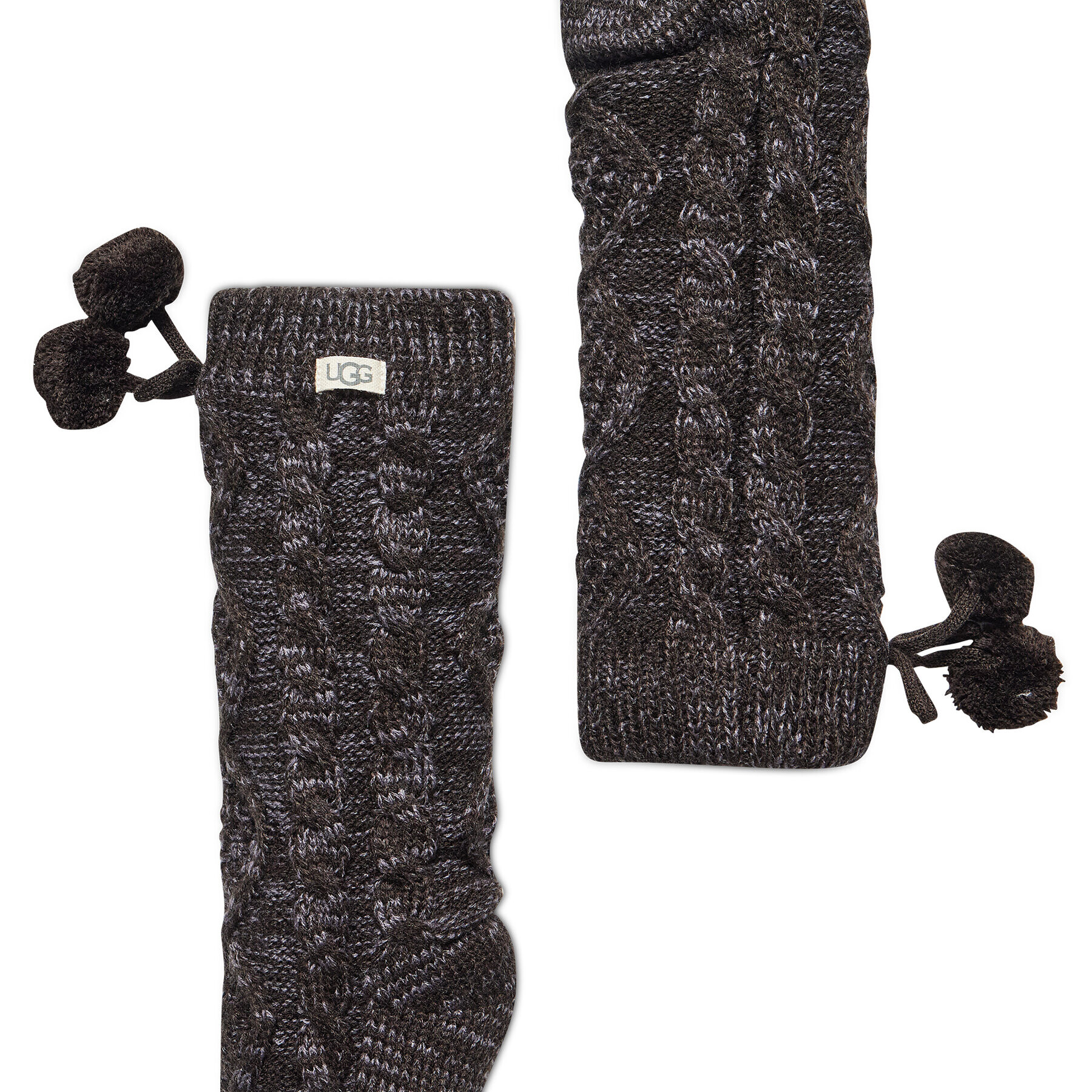 Ugg Șosete Lungi de Damă W Pom Pom Fleece Lined Crew Sock r.OS 1014837 Negru - Pled.ro