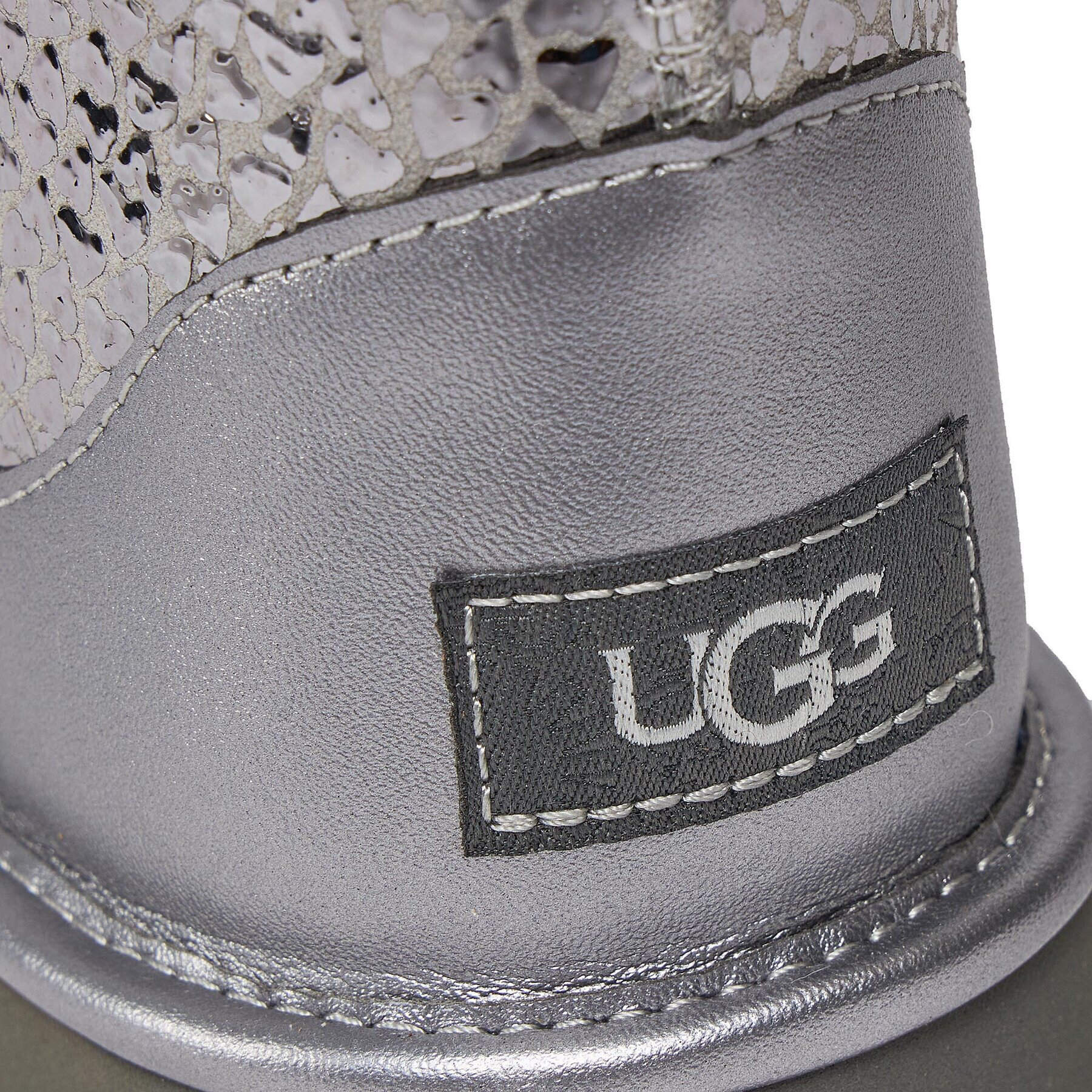 Ugg Cizme de zăpadă Classic II Gel Hearts 1151613K Argintiu - Pled.ro