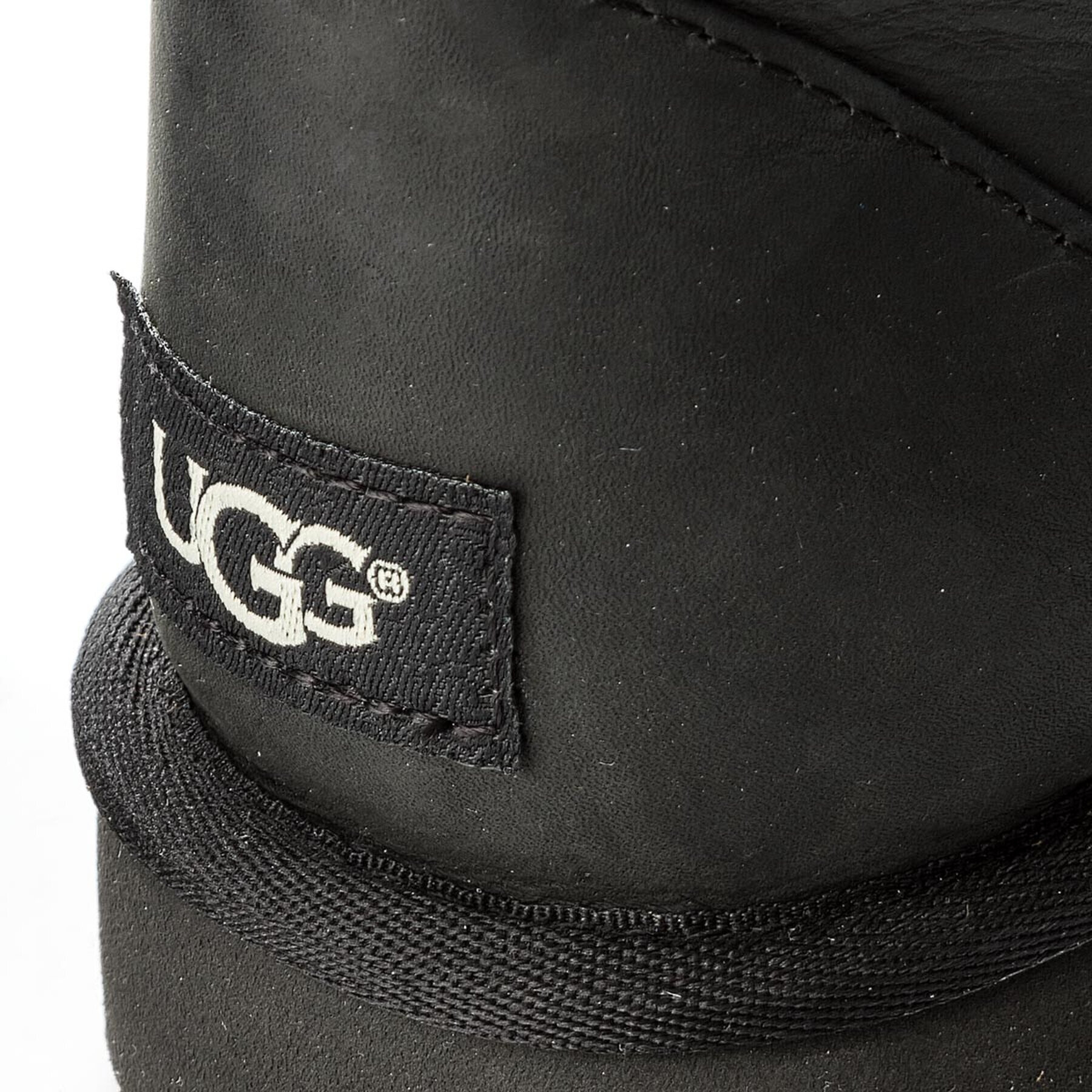 Ugg Pantofi Classic Short Leather 1016559 Negru - Pled.ro