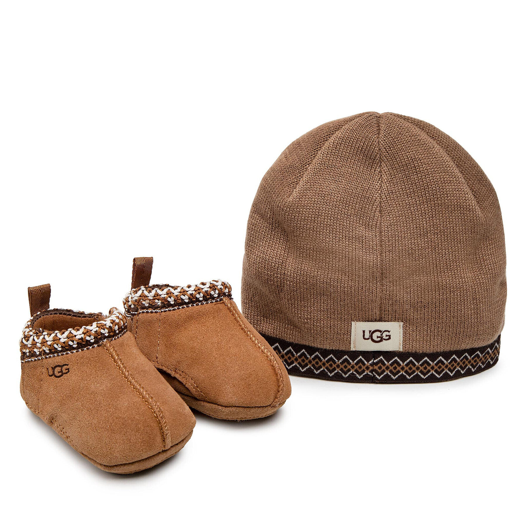 Ugg Pantofi I Baby Tasman And Beanie 1133630I Maro - Pled.ro