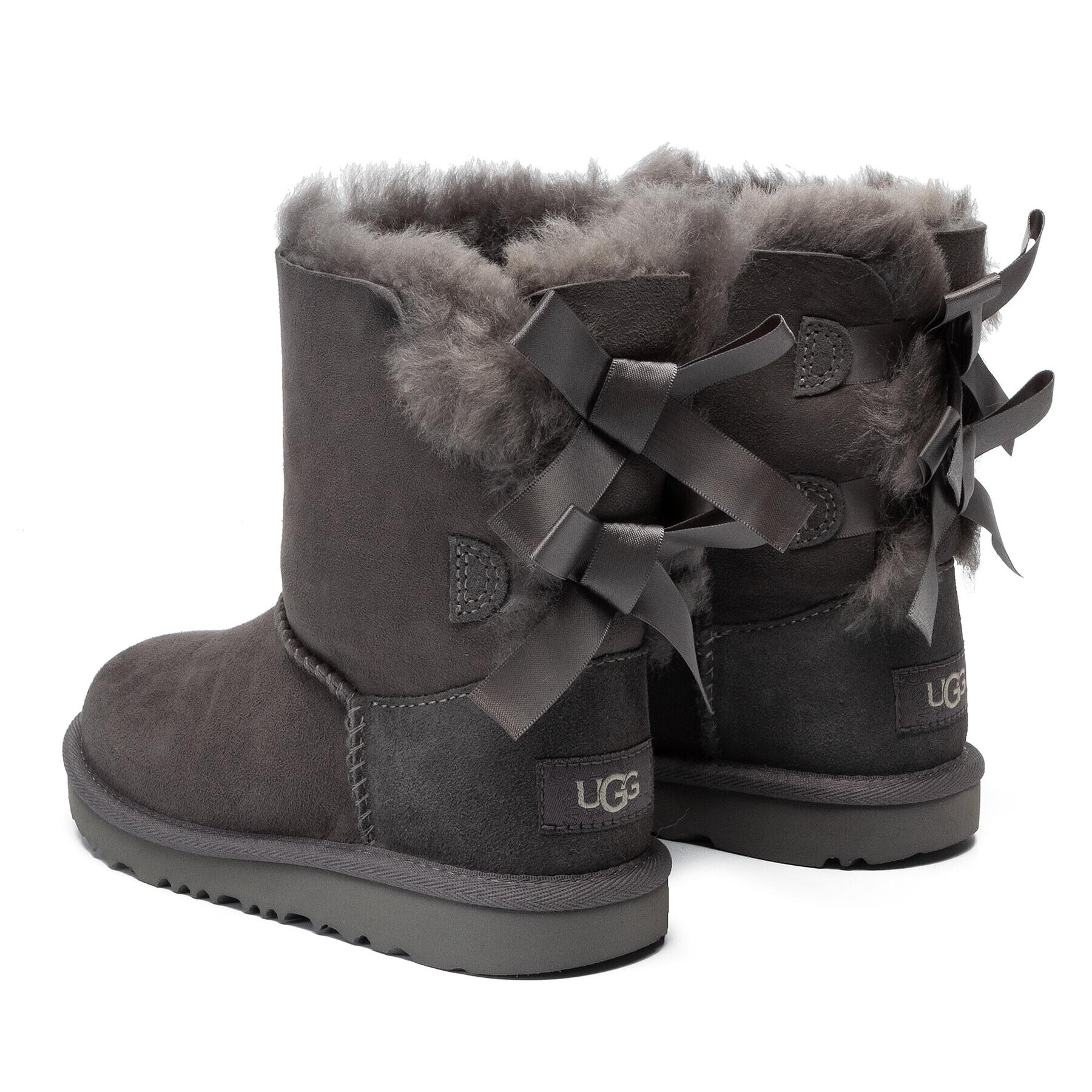 Ugg Pantofi K Bailey Bow II 1017394K Gri - Pled.ro