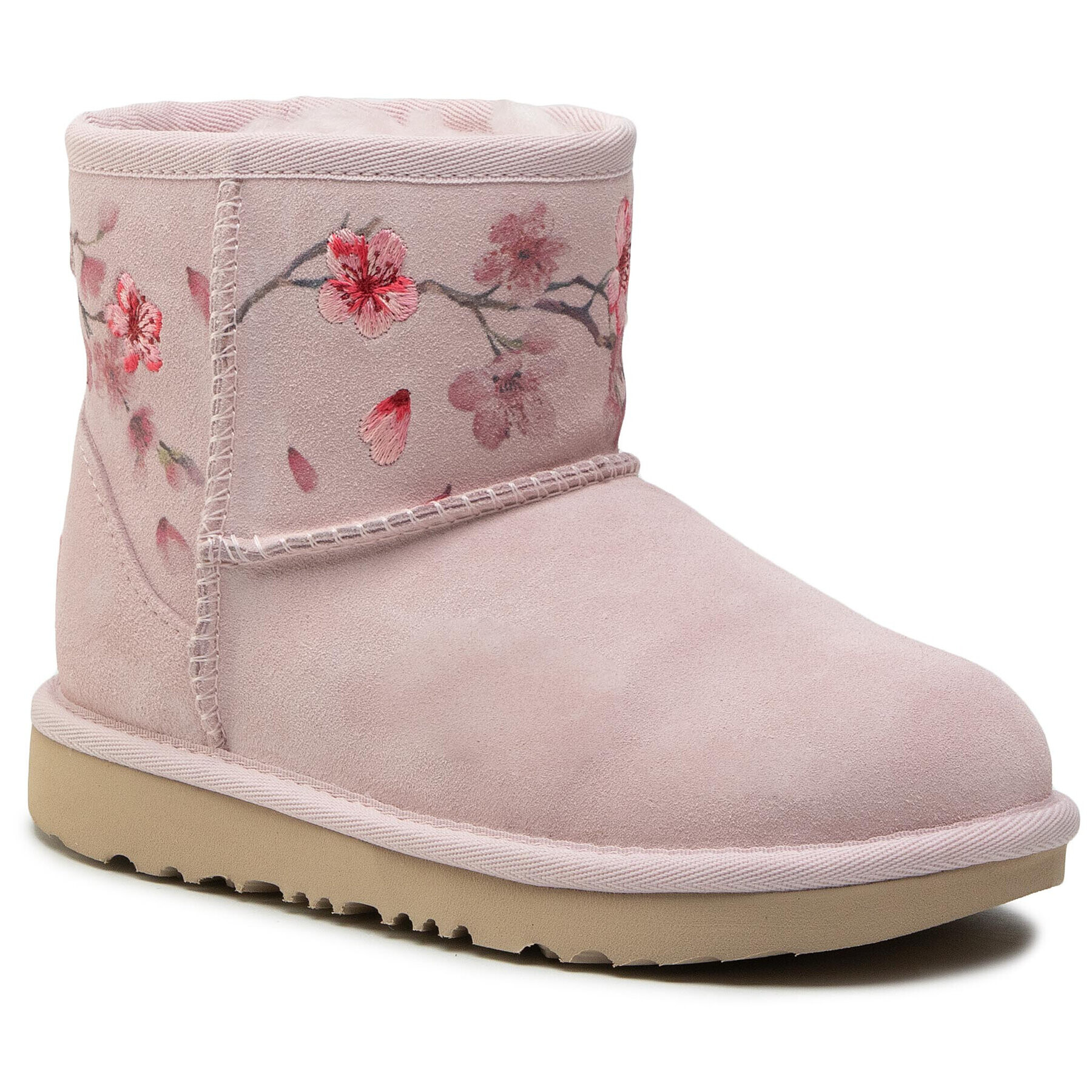 Ugg Pantofi Kid's Classic Mini Blossom 1119832K Roz - Pled.ro