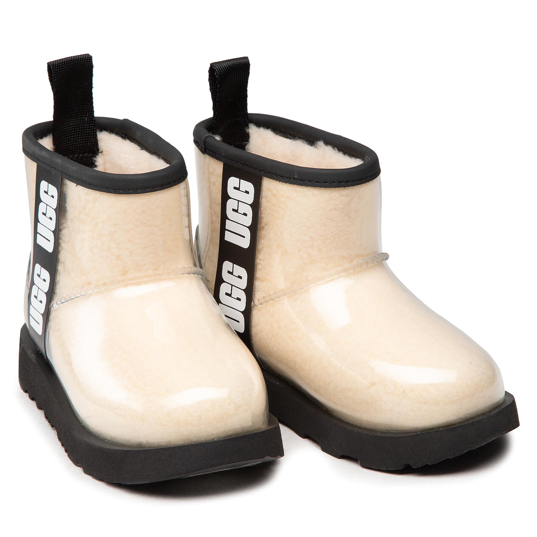 Ugg Pantofi Kids' Classic Clear Mini II 1112386K Bej - Pled.ro