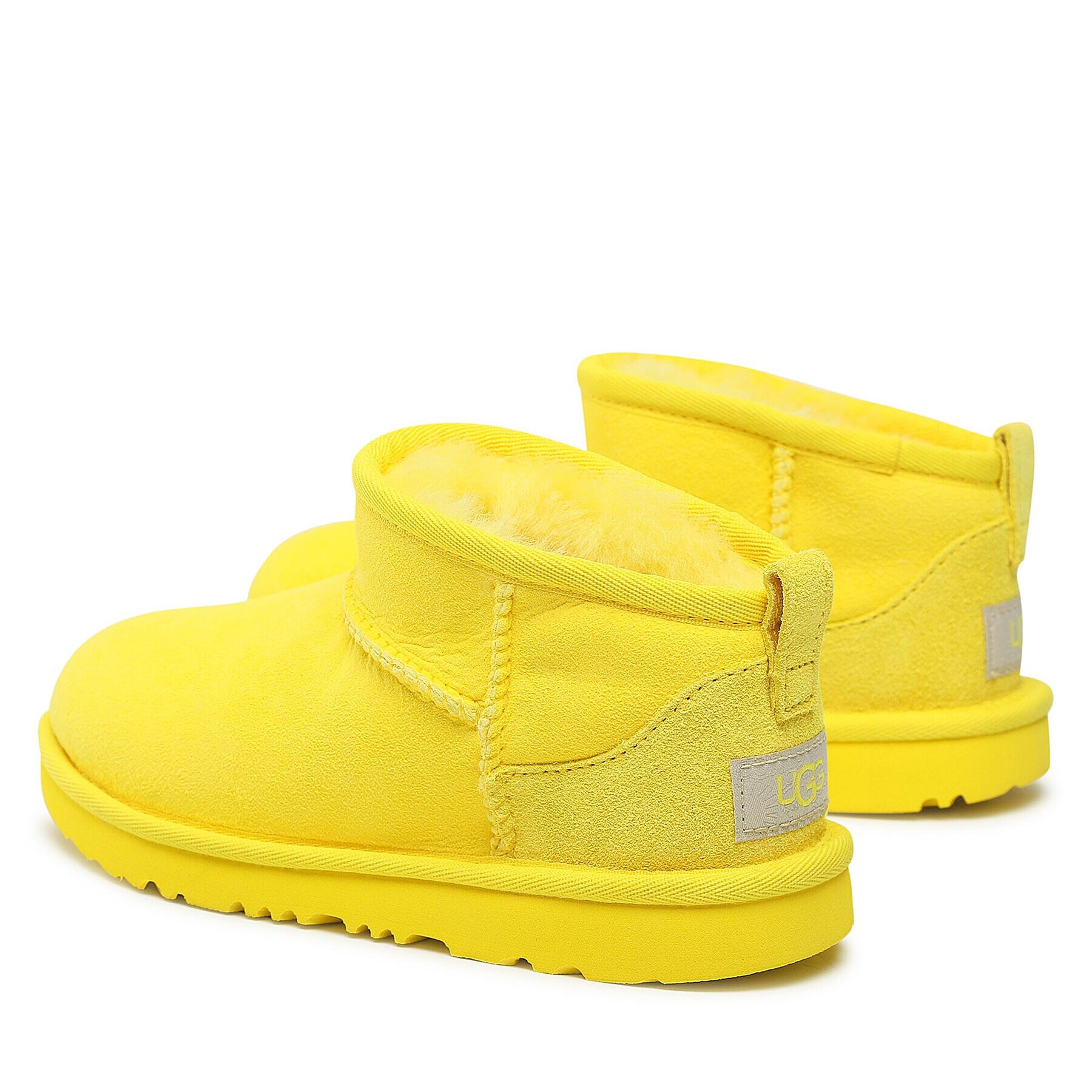 Ugg Pantofi Kids' Classic Ultra Mini 1130750K Galben - Pled.ro