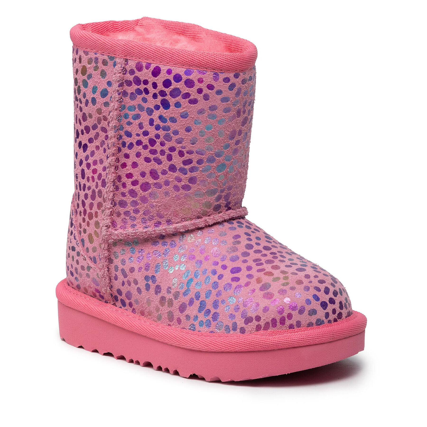 Ugg Pantofi T Classic II Spots 1123615T Roz - Pled.ro