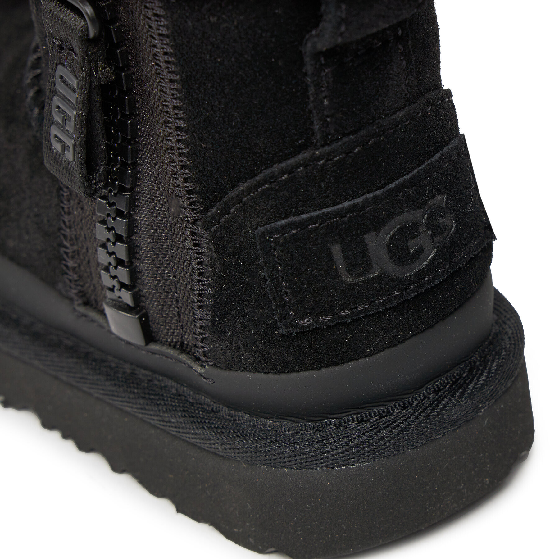 Ugg Pantofi T Classic Mini Ziper Tape Logo 1143699T Negru - Pled.ro