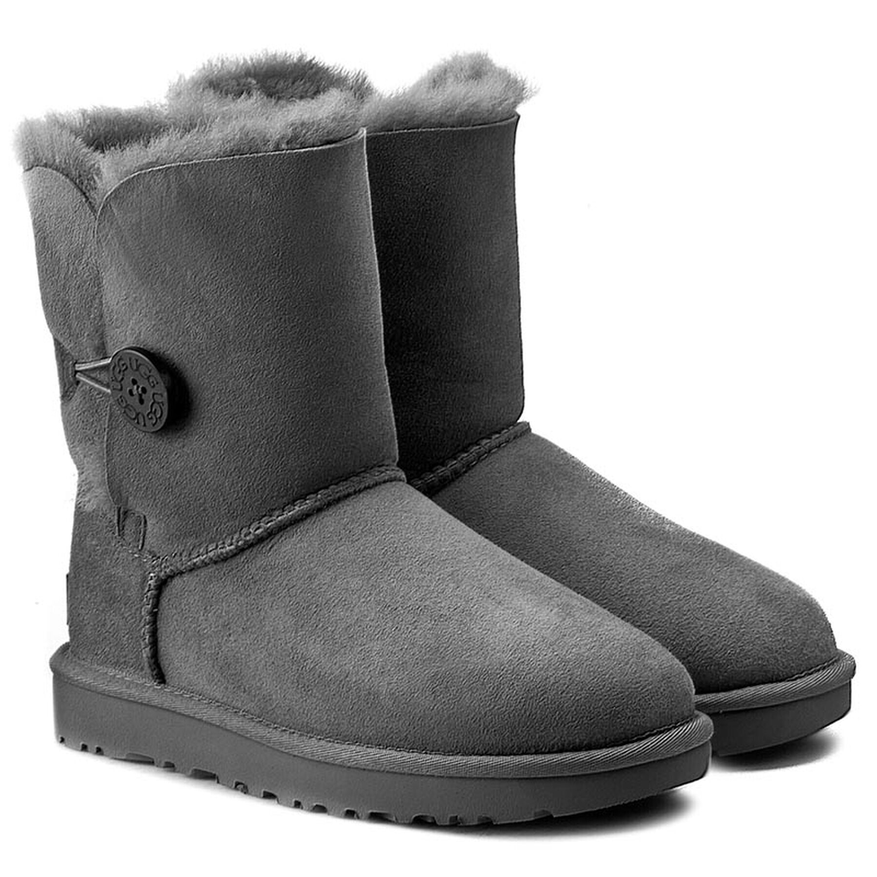 Ugg Cizme de zăpadă W Bailey Button II 1016226 Gri - Pled.ro