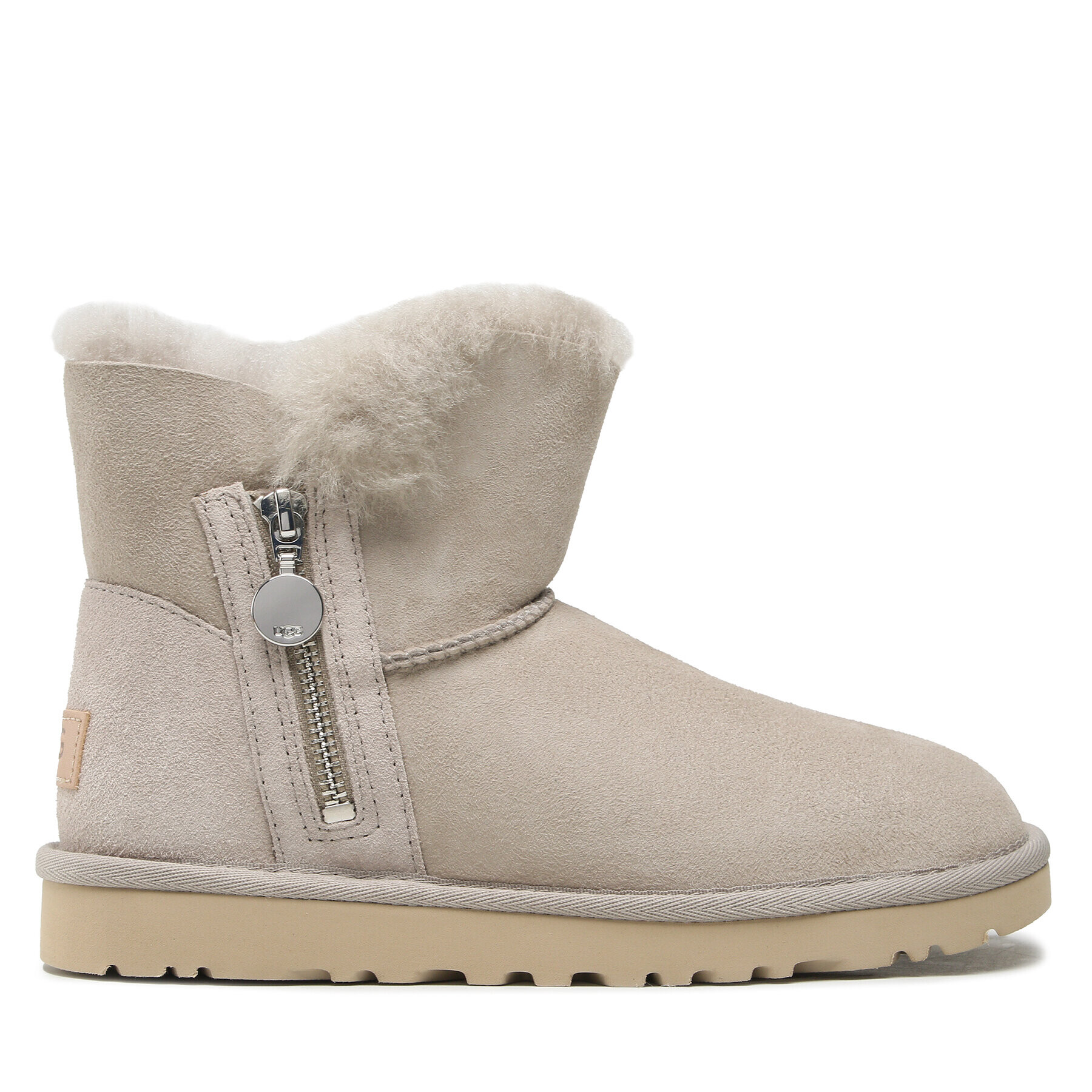 Ugg Pantofi W Bailey Zip Mini 1112481 Gri - Pled.ro