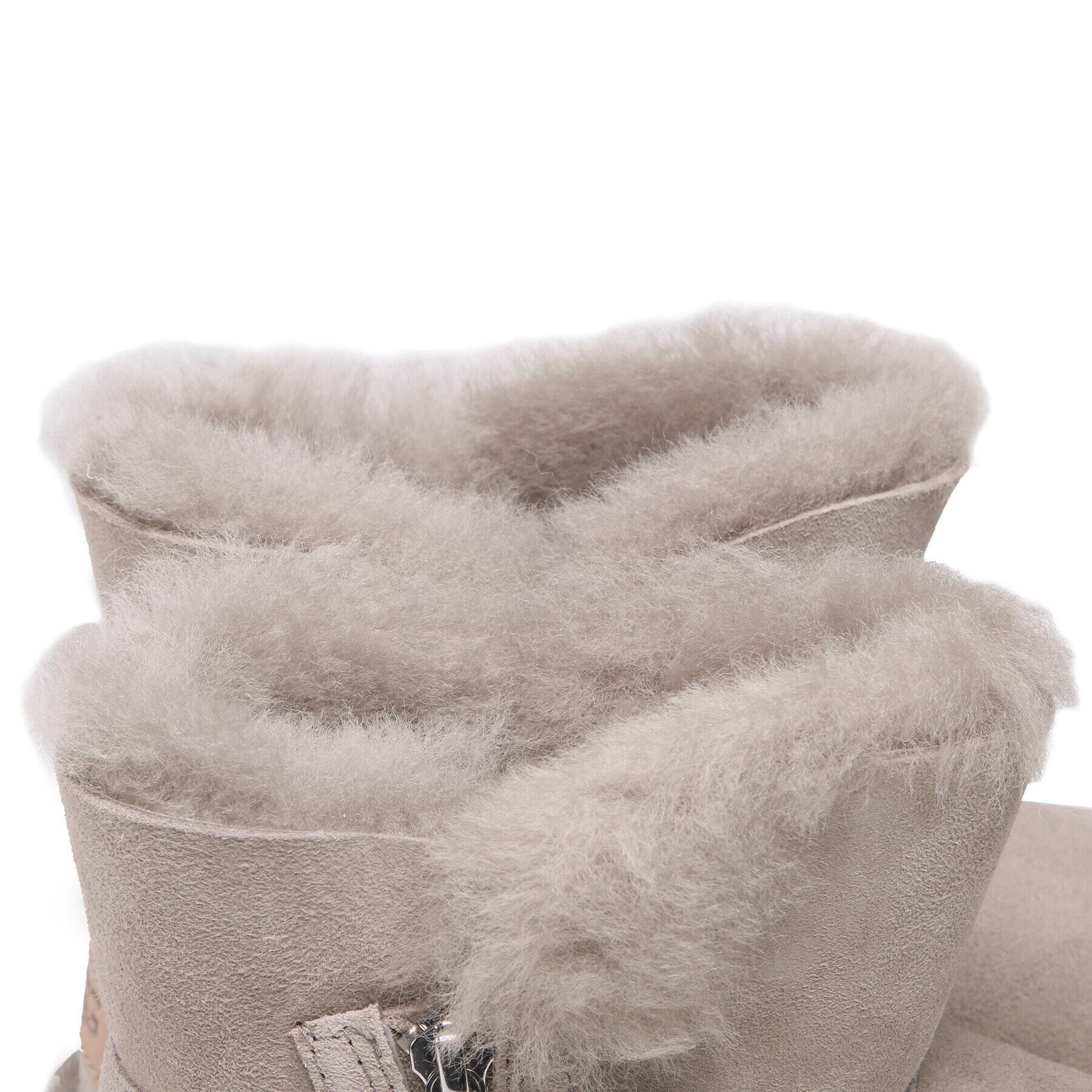 Ugg Pantofi W Bailey Zip Mini 1112481 Gri - Pled.ro