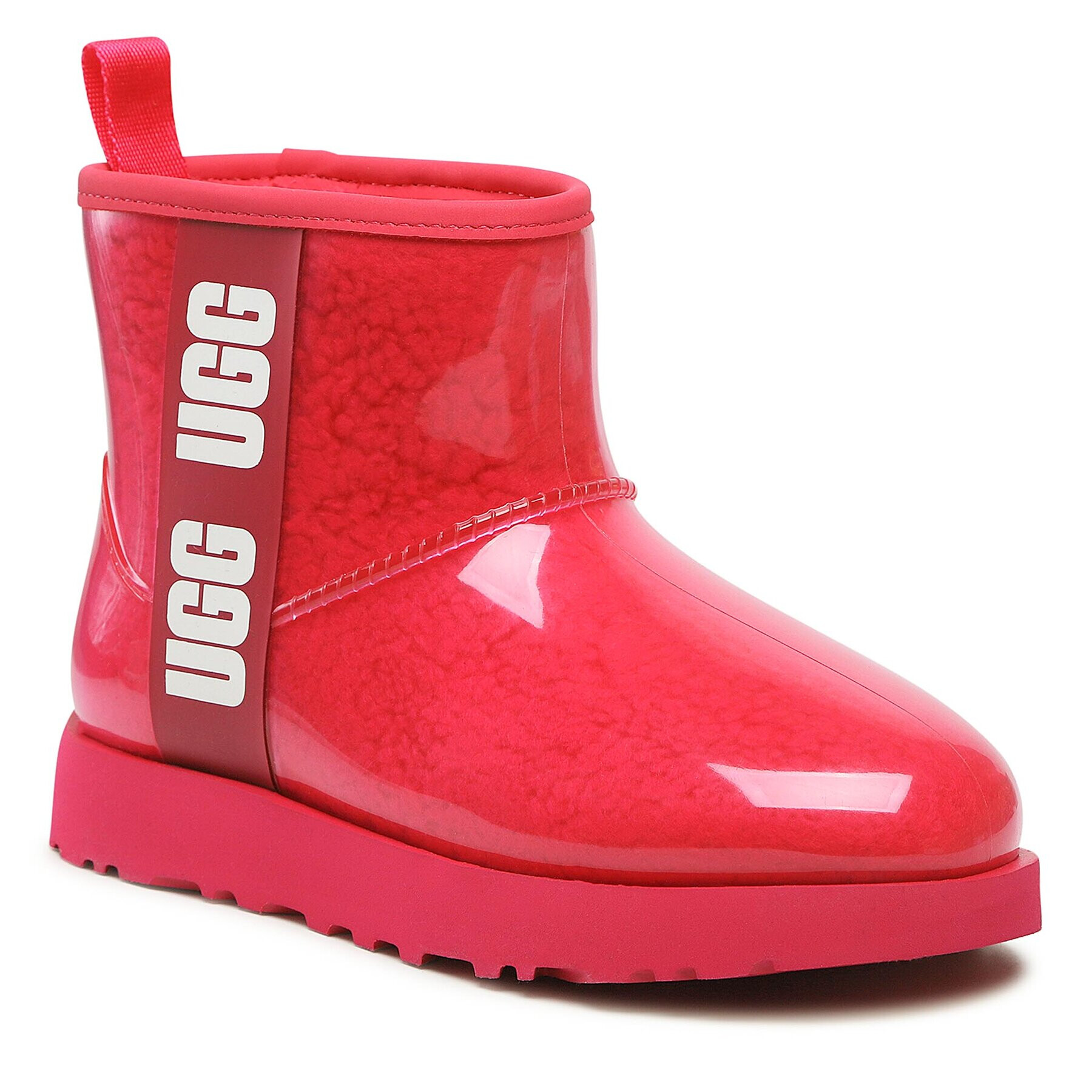 Ugg Pantofi W Classic Clear Mini 1113190 Roșu - Pled.ro