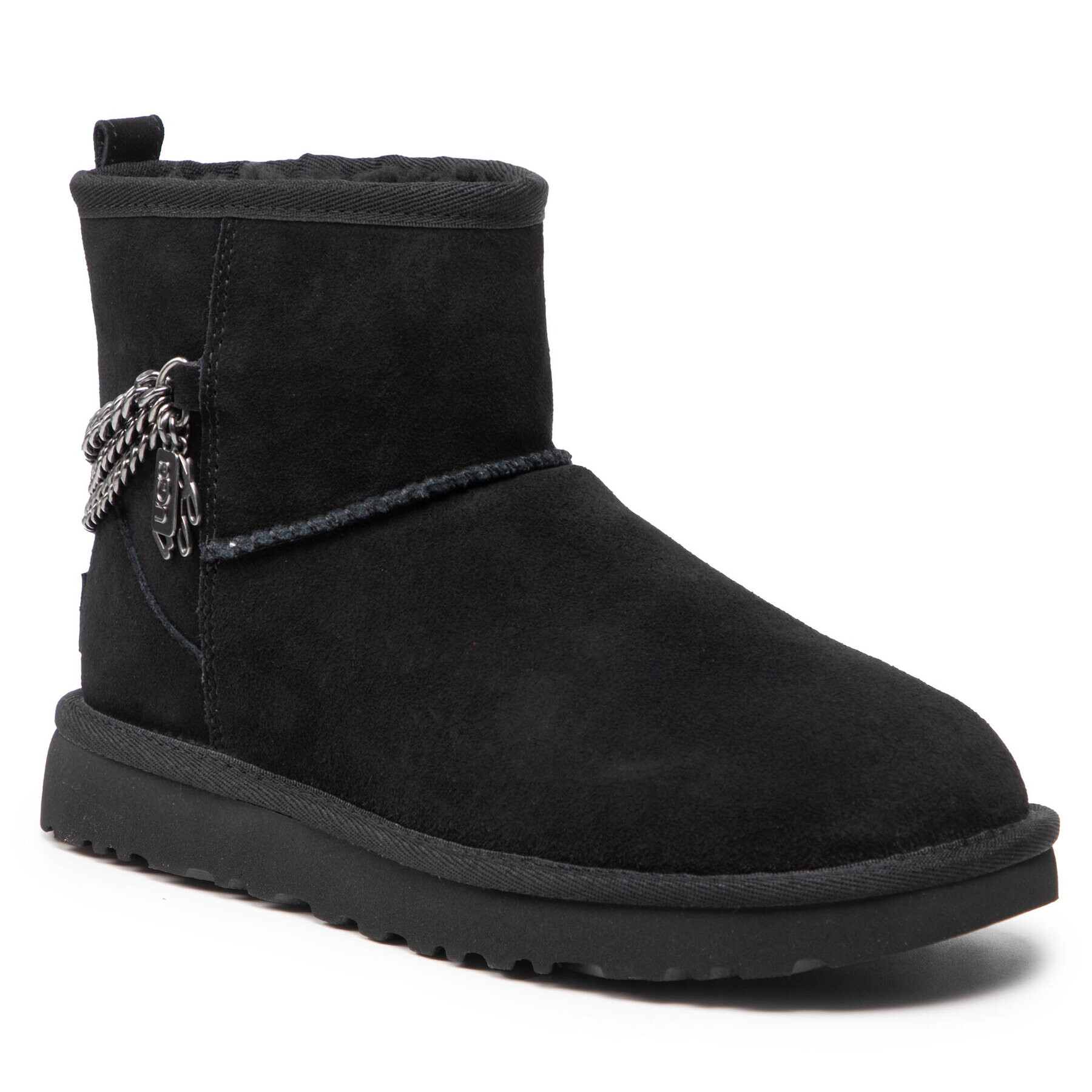 Ugg Pantofi W Classic Mini Chains 1123668 Negru - Pled.ro