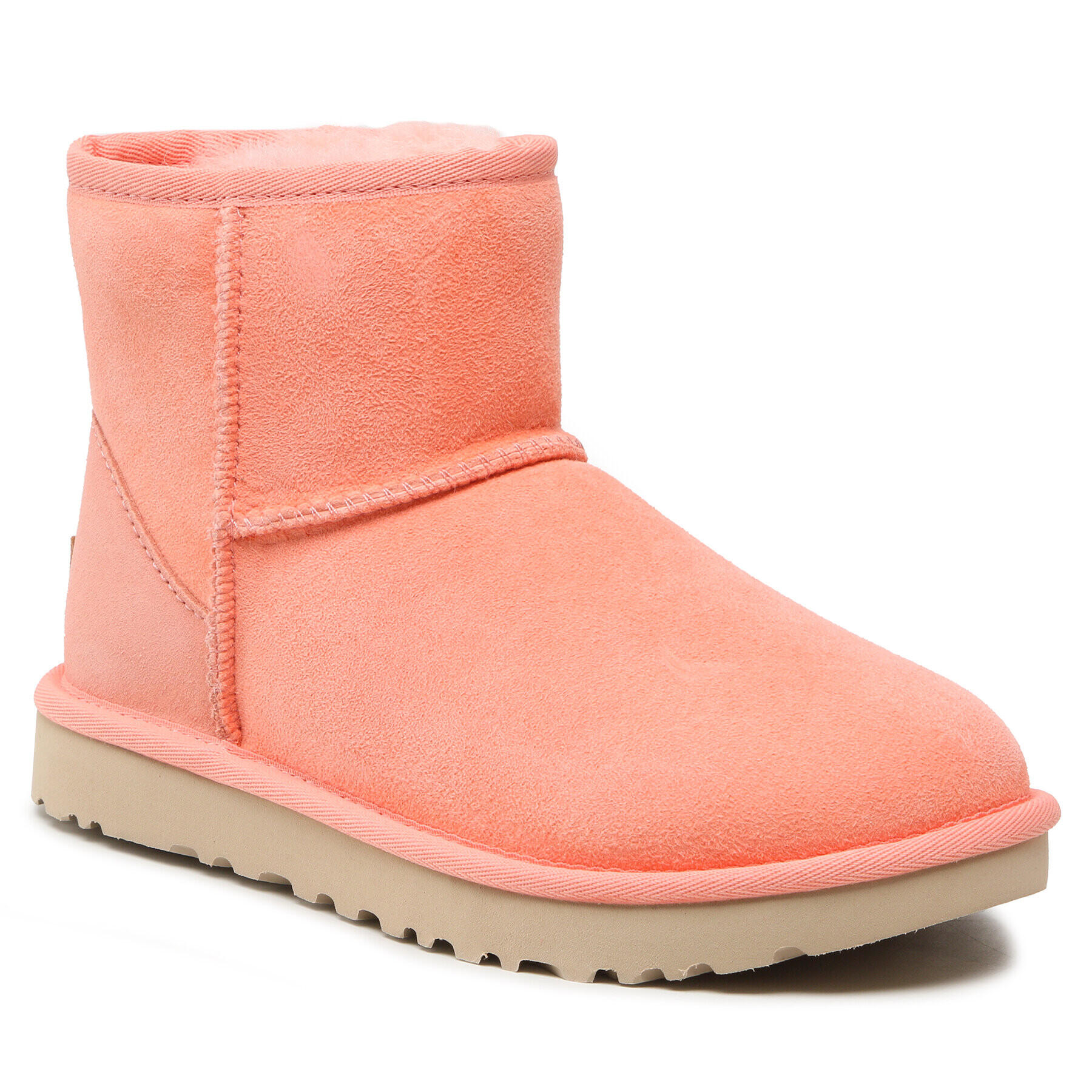 Ugg Pantofi W Classic Mini II 1016222 Coral - Pled.ro