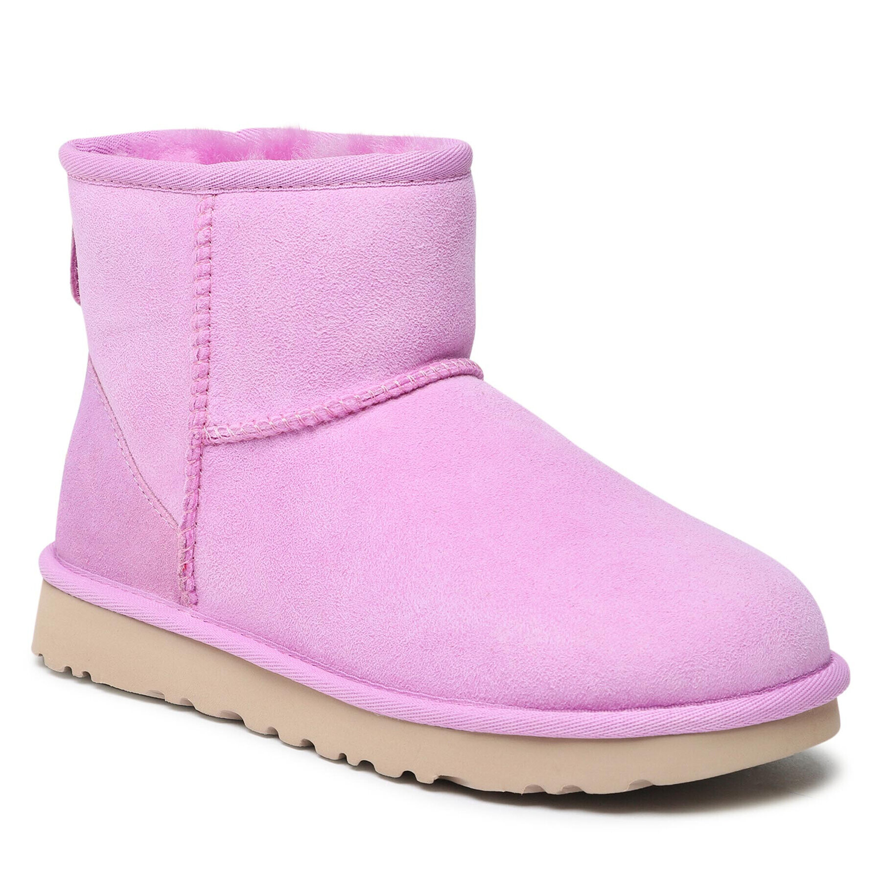 Ugg Pantofi W Classic Mini II 1016222 Roz - Pled.ro