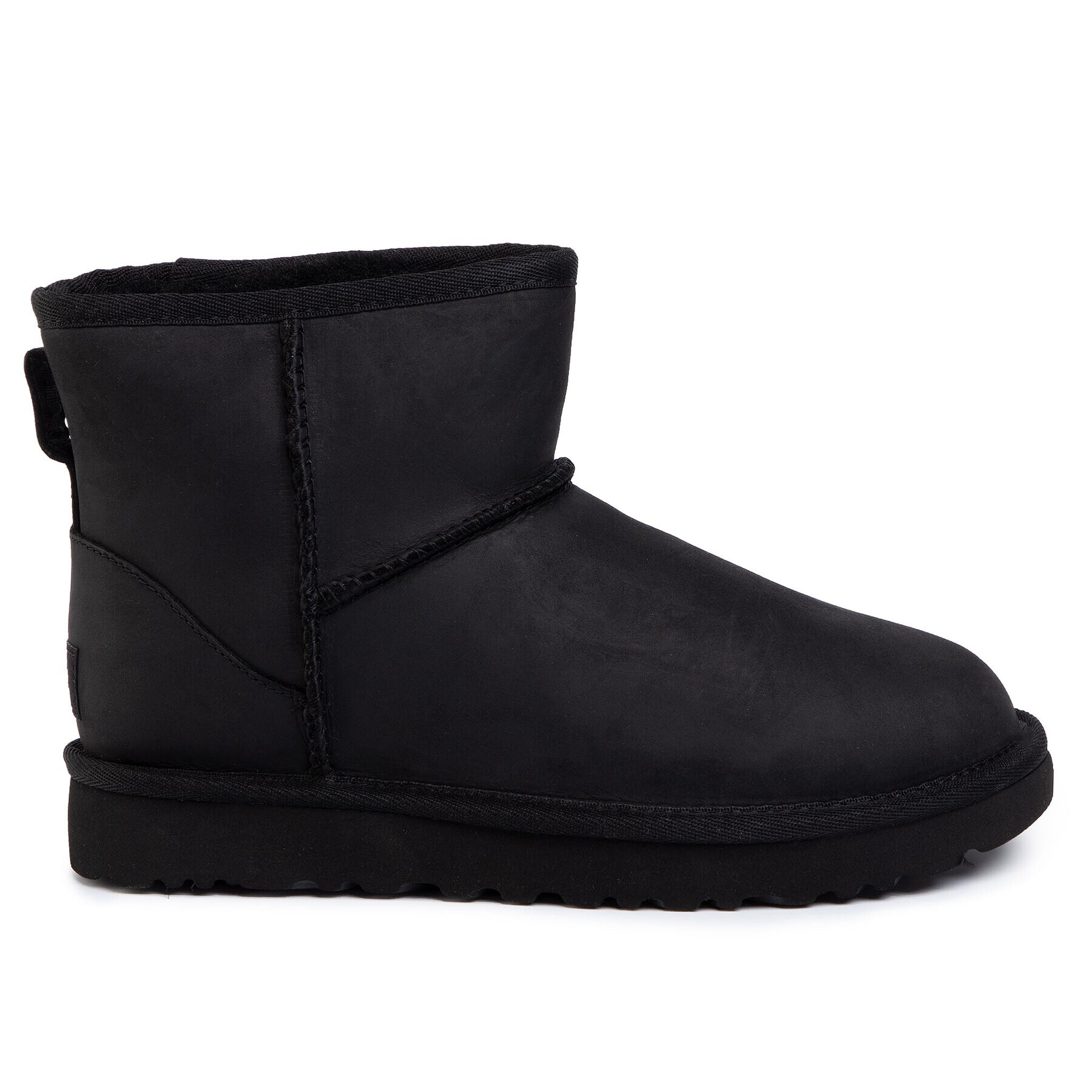 Ugg Pantofi W Classic Mini Leather 1016558 Negru - Pled.ro