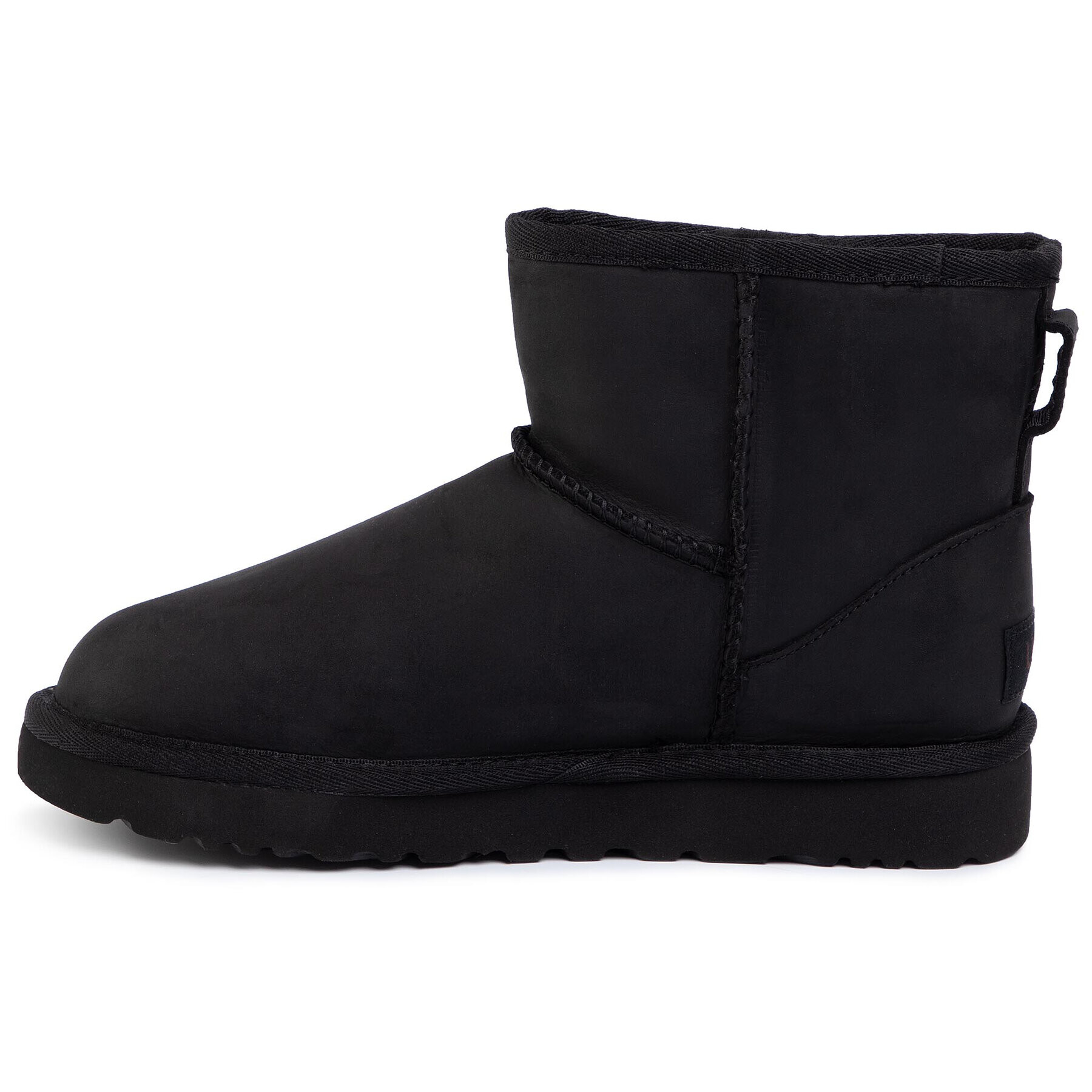 Ugg Pantofi W Classic Mini Leather 1016558 Negru - Pled.ro