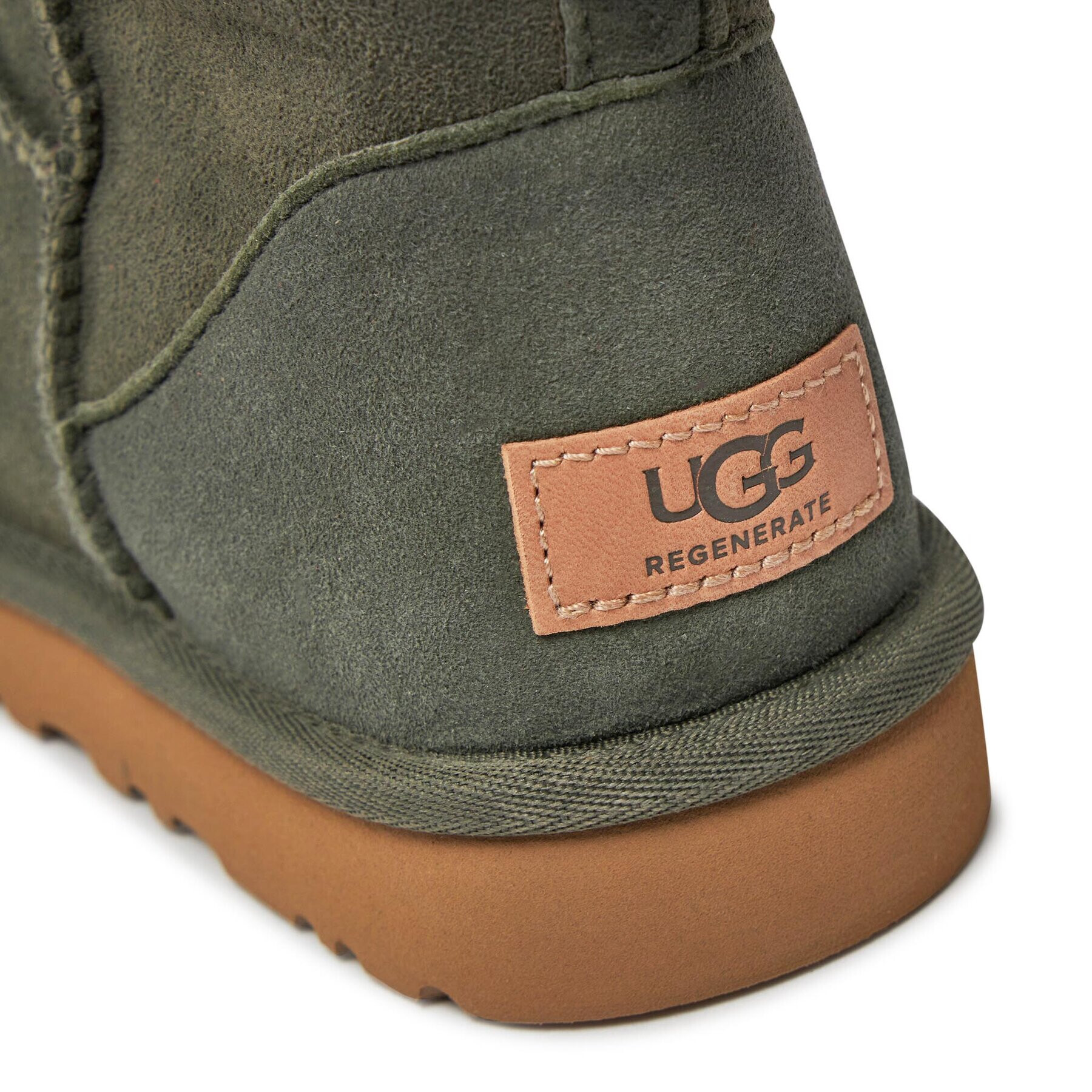 Ugg Pantofi W Classic Mini Regenerate 1137050 Verde - Pled.ro