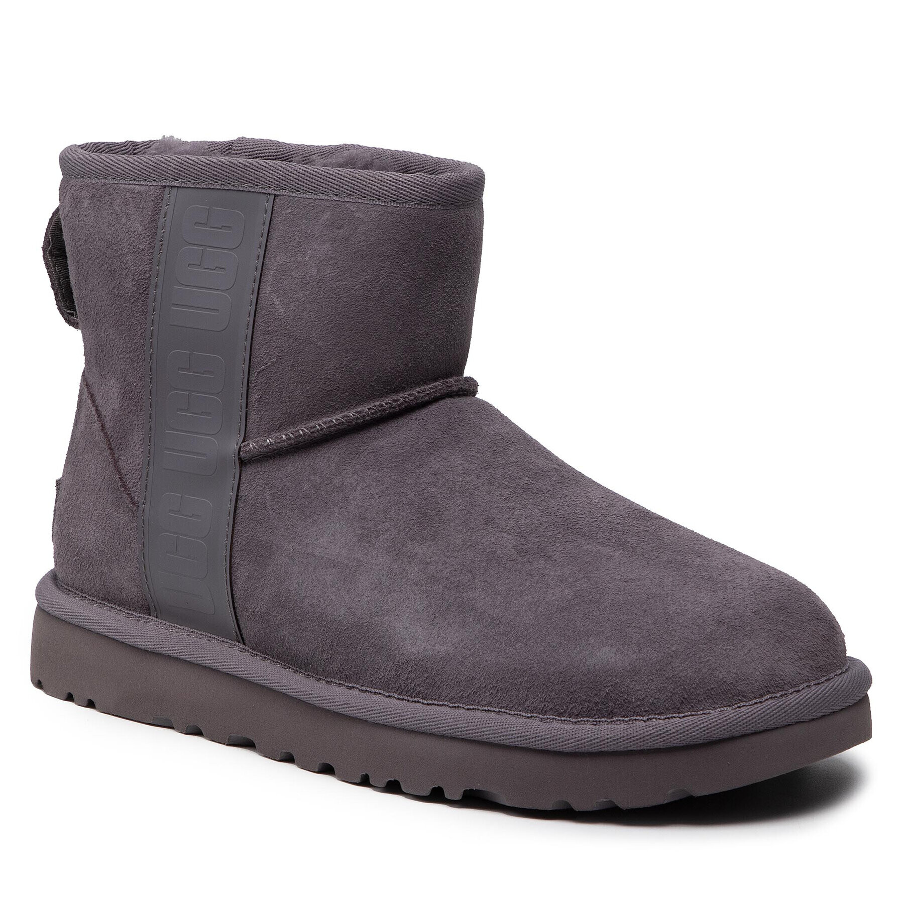 Ugg Pantofi W Classic Mini Side Logo 1122558 Gri - Pled.ro