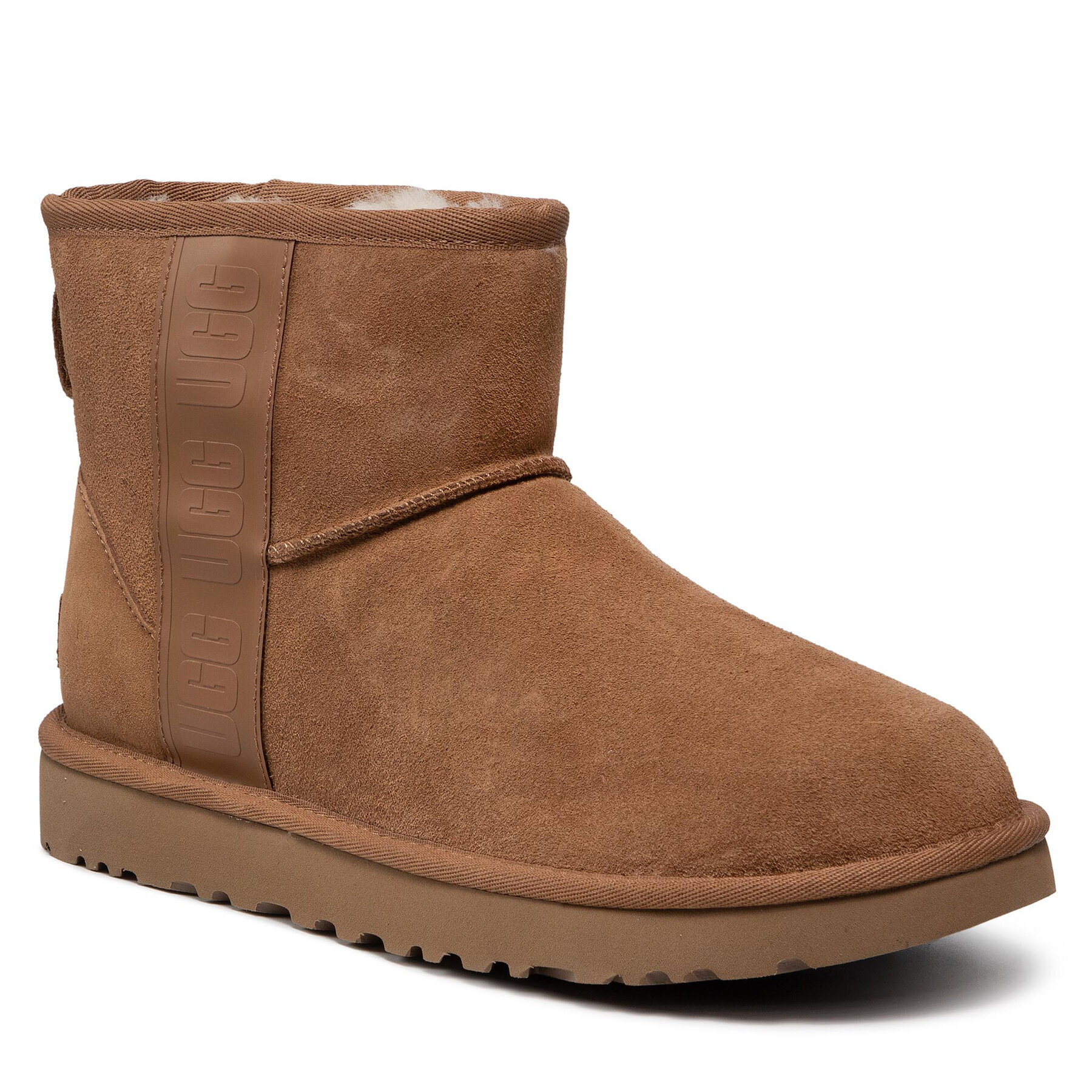 Ugg Pantofi W Classic Mini Side Logo 1122558 Maro - Pled.ro