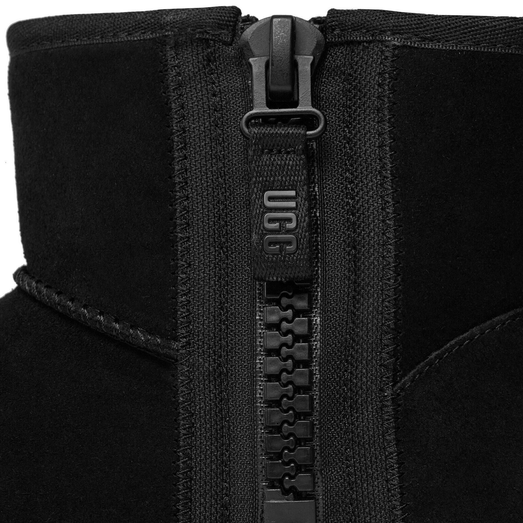 Ugg Pantofi W Classic Mini Zipper Tape Logo 1144034 Negru - Pled.ro