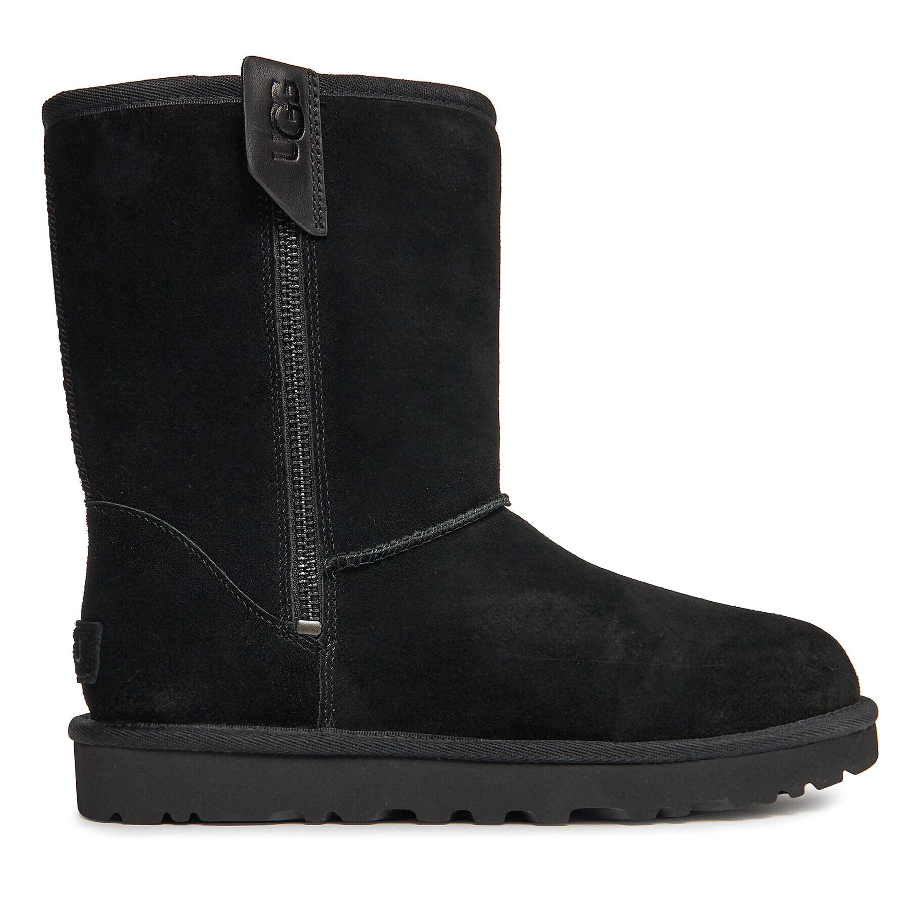 Ugg Cizme de zăpadă W Classic Short Bailey Zip 1144043 Negru - Pled.ro