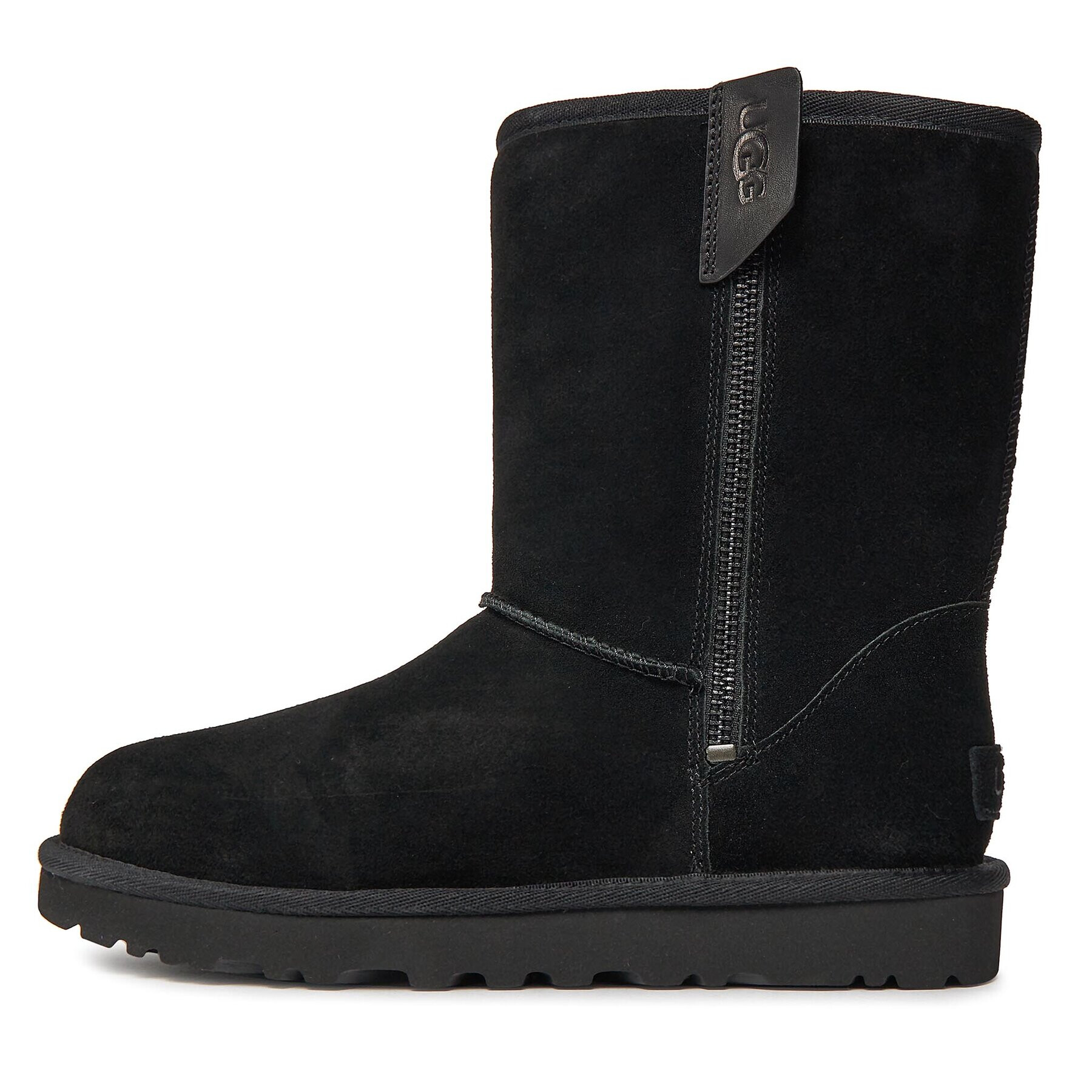 Ugg Cizme de zăpadă W Classic Short Bailey Zip 1144043 Negru - Pled.ro