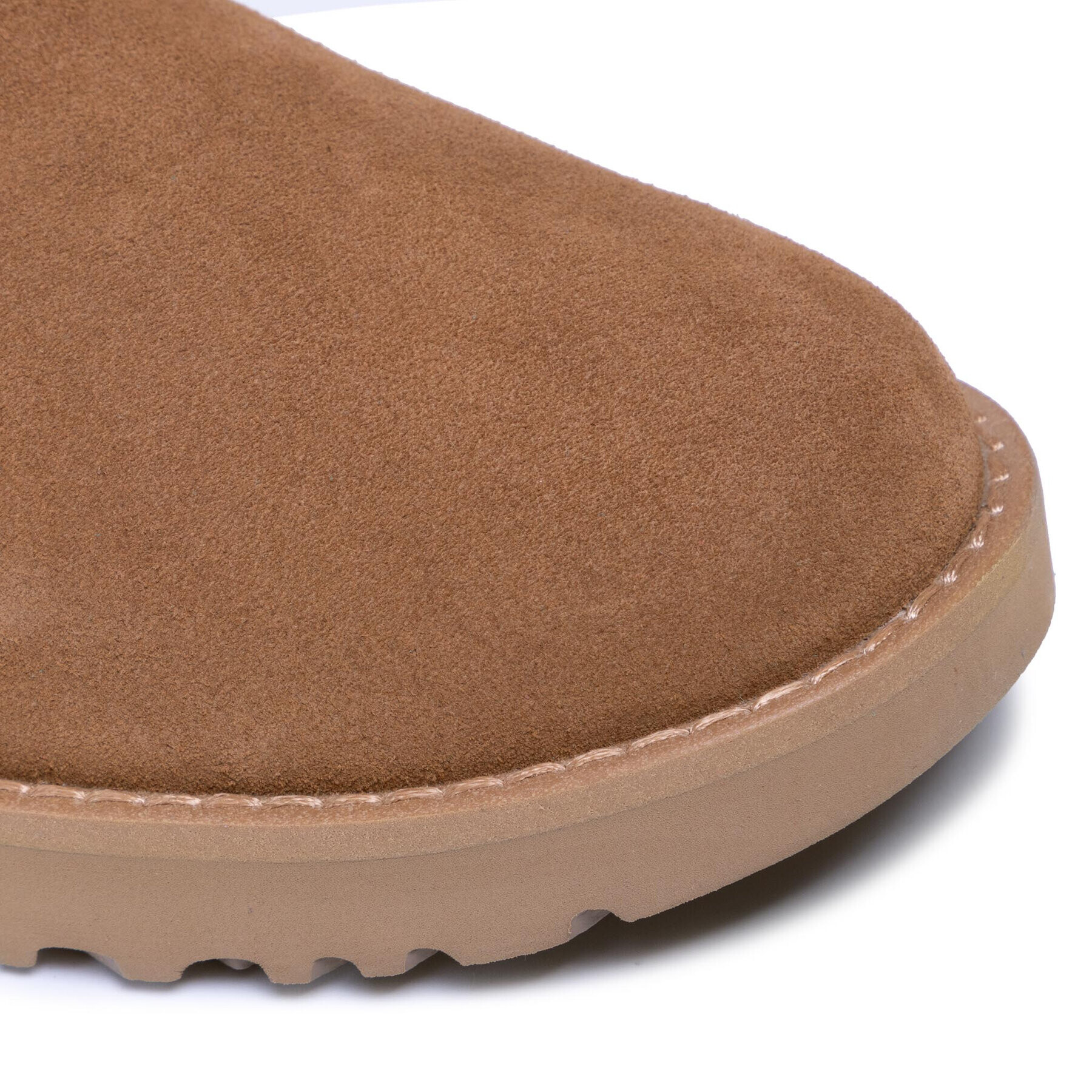 Ugg Pantofi W Classic Short Logo Zip 1122672 Maro - Pled.ro