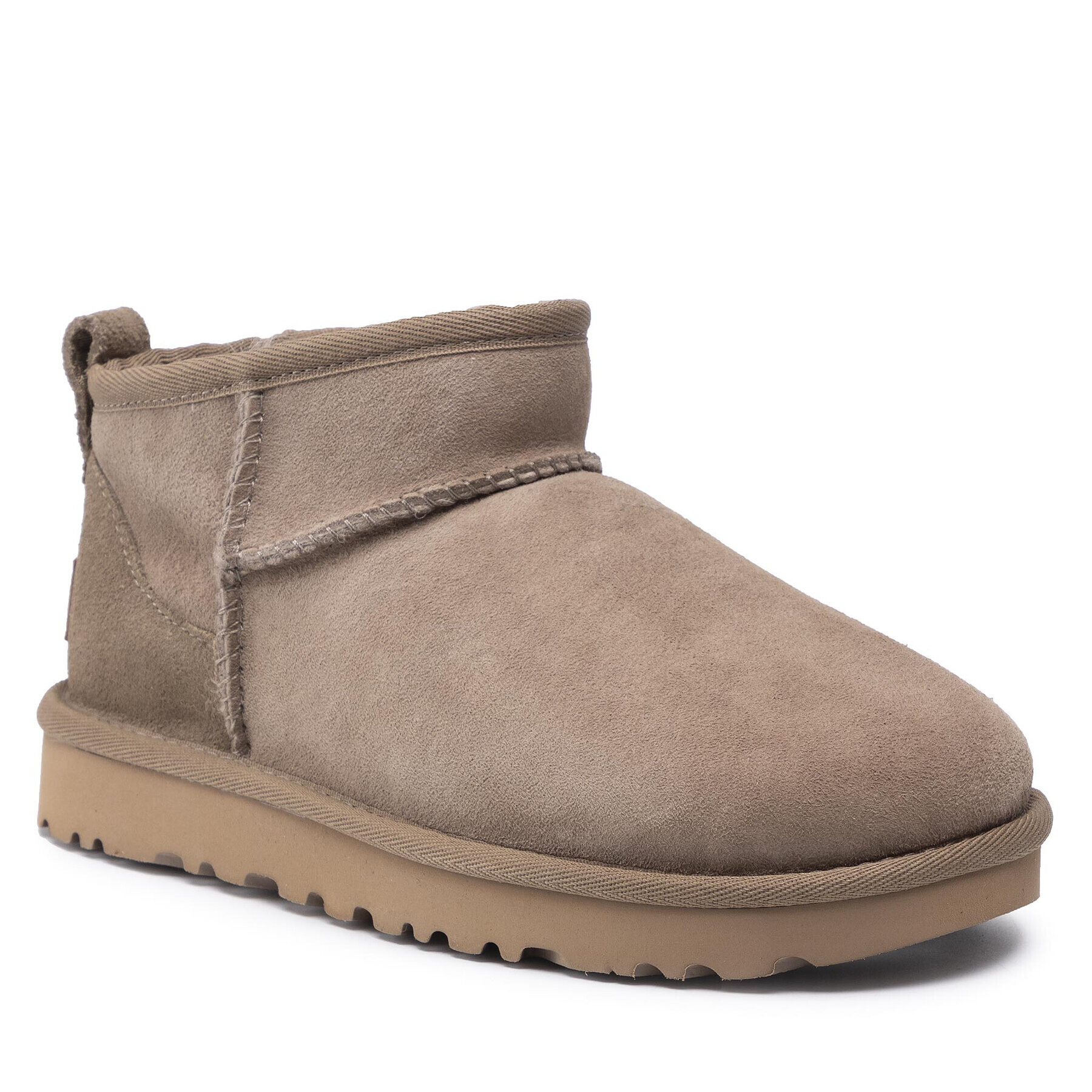 Ugg Pantofi W Classic Ultra Mini 1116109 Maro - Pled.ro