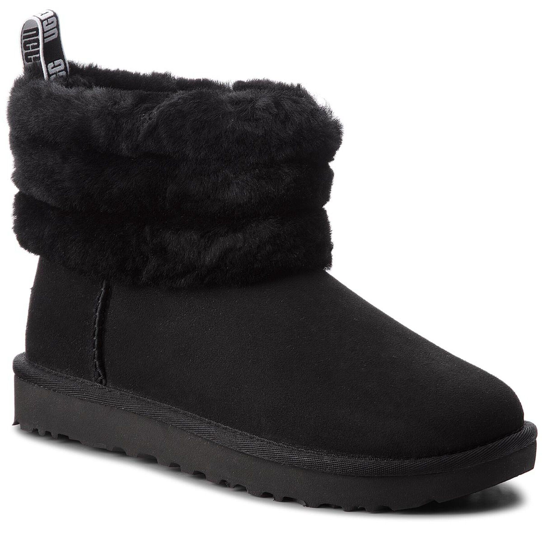 Ugg Pantofi W Fluff Mini 1098533 Negru - Pled.ro