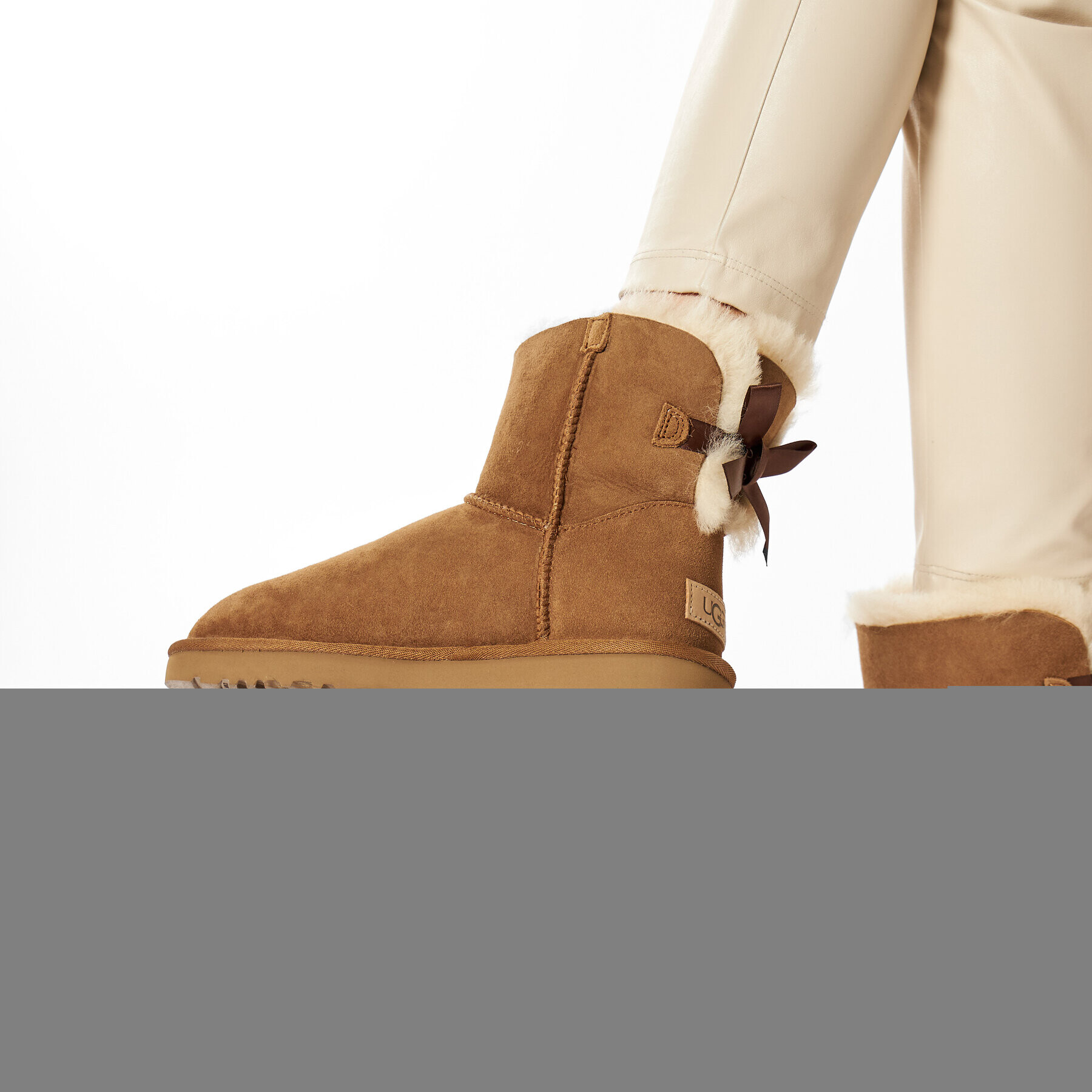 Ugg Cizme de zăpadă W Mini Bailey Bow II 1016501 Maro - Pled.ro