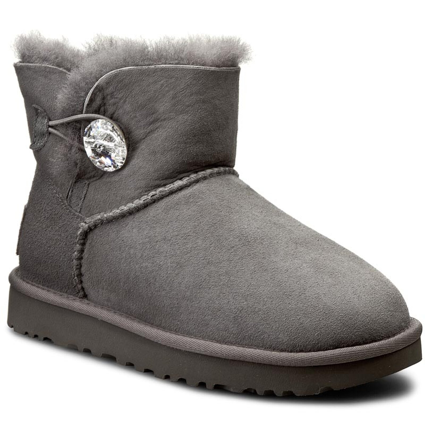 Ugg Cizme de zăpadă W Mini Bailey Button Bling 1016554 Gri - Pled.ro