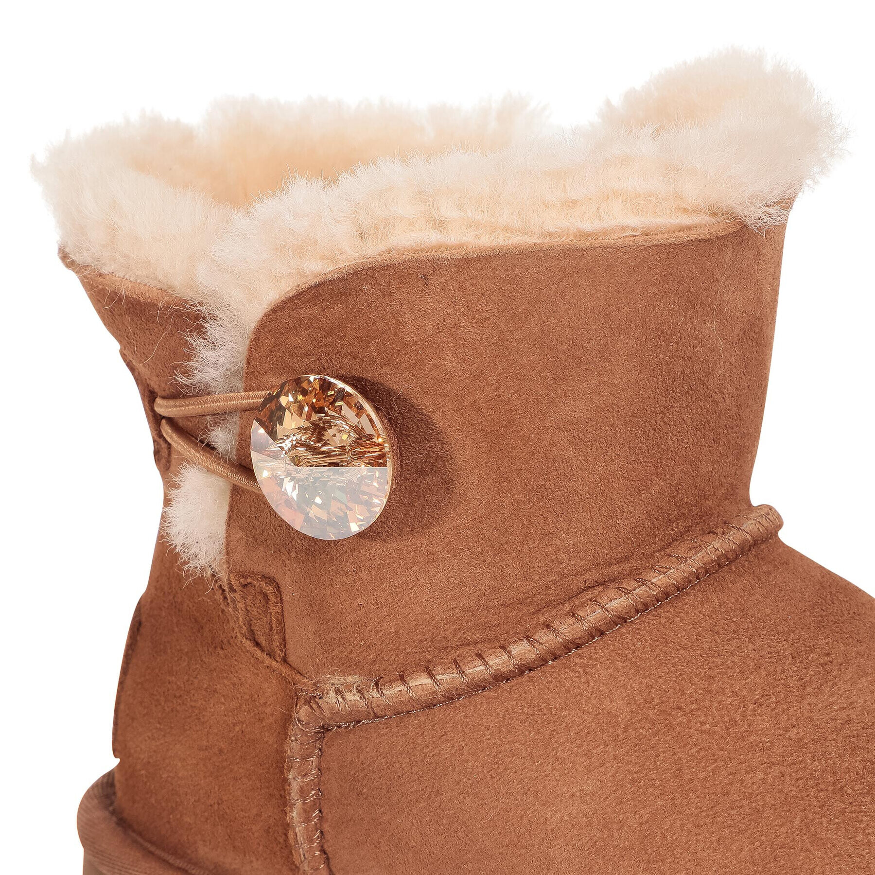 Ugg Cizme de zăpadă W Mini Bailey Button Bling 1016554 Maro - Pled.ro