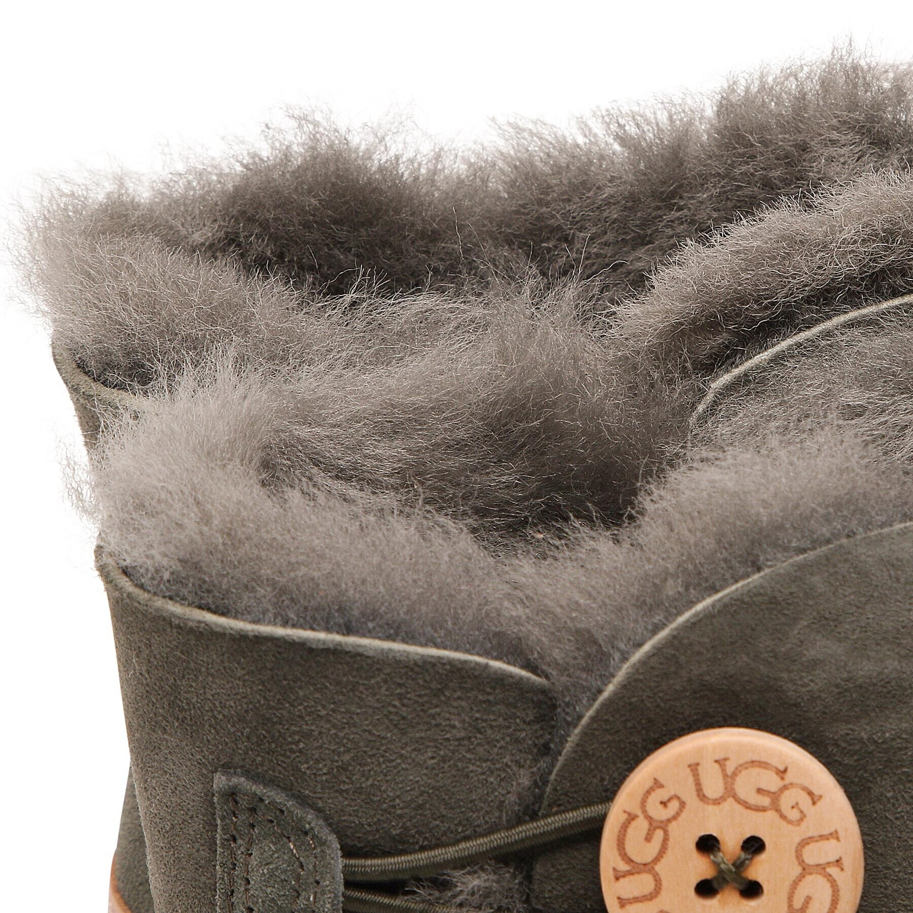 Ugg Pantofi W Mini Bailey Button II 1016422 Verde - Pled.ro