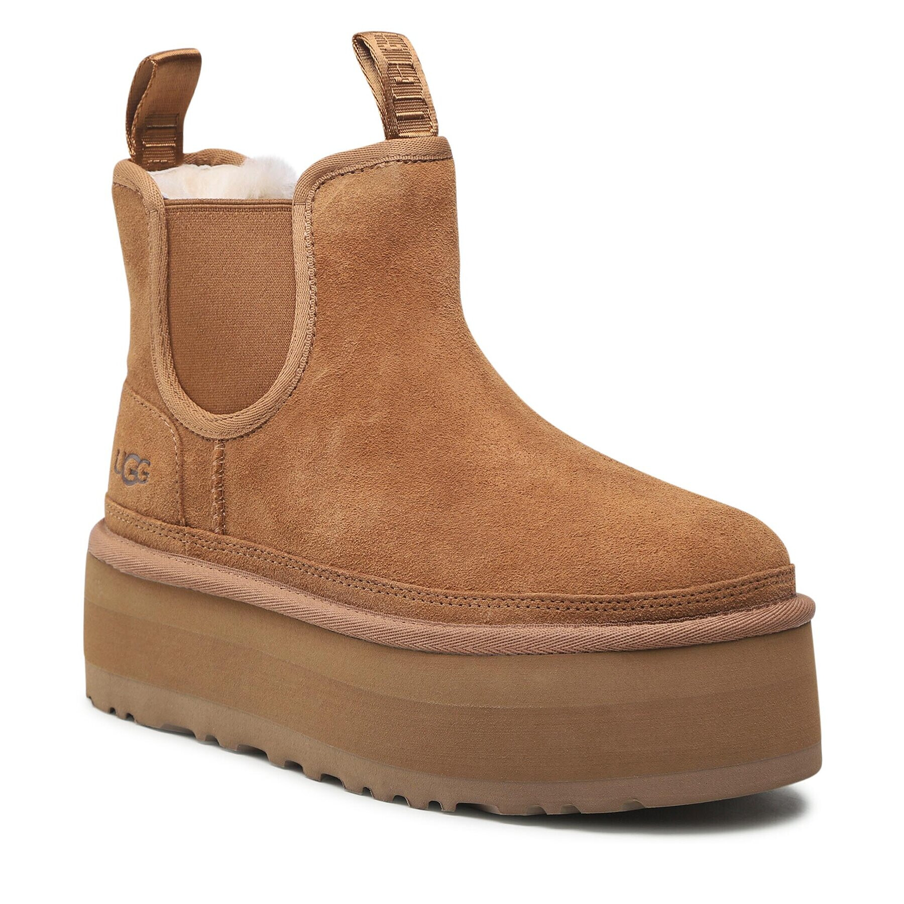 Ugg Pantofi W Neumel Platform Chelsea 1134526 Maro - Pled.ro