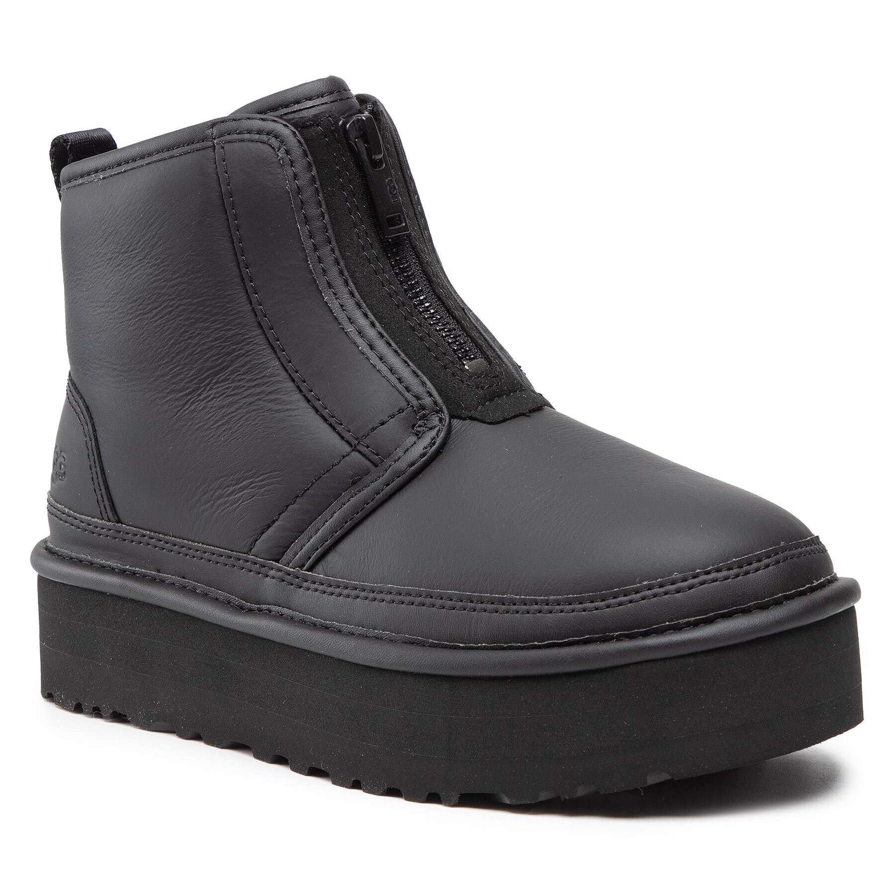 Ugg Pantofi W Neumel Platform Zip 1120731 Negru - Pled.ro