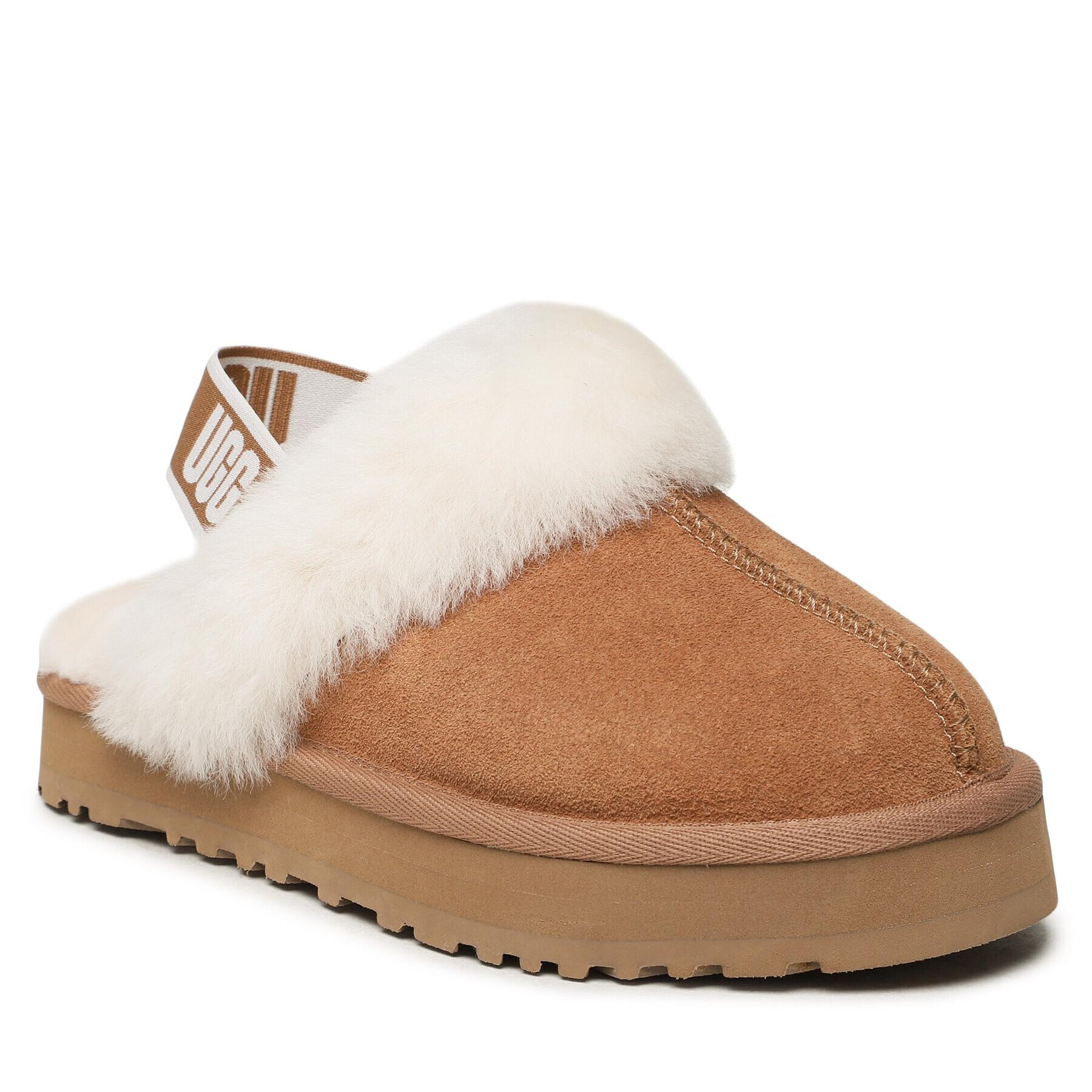 Ugg Papuci de casă K Funkette 1130395K Maro - Pled.ro