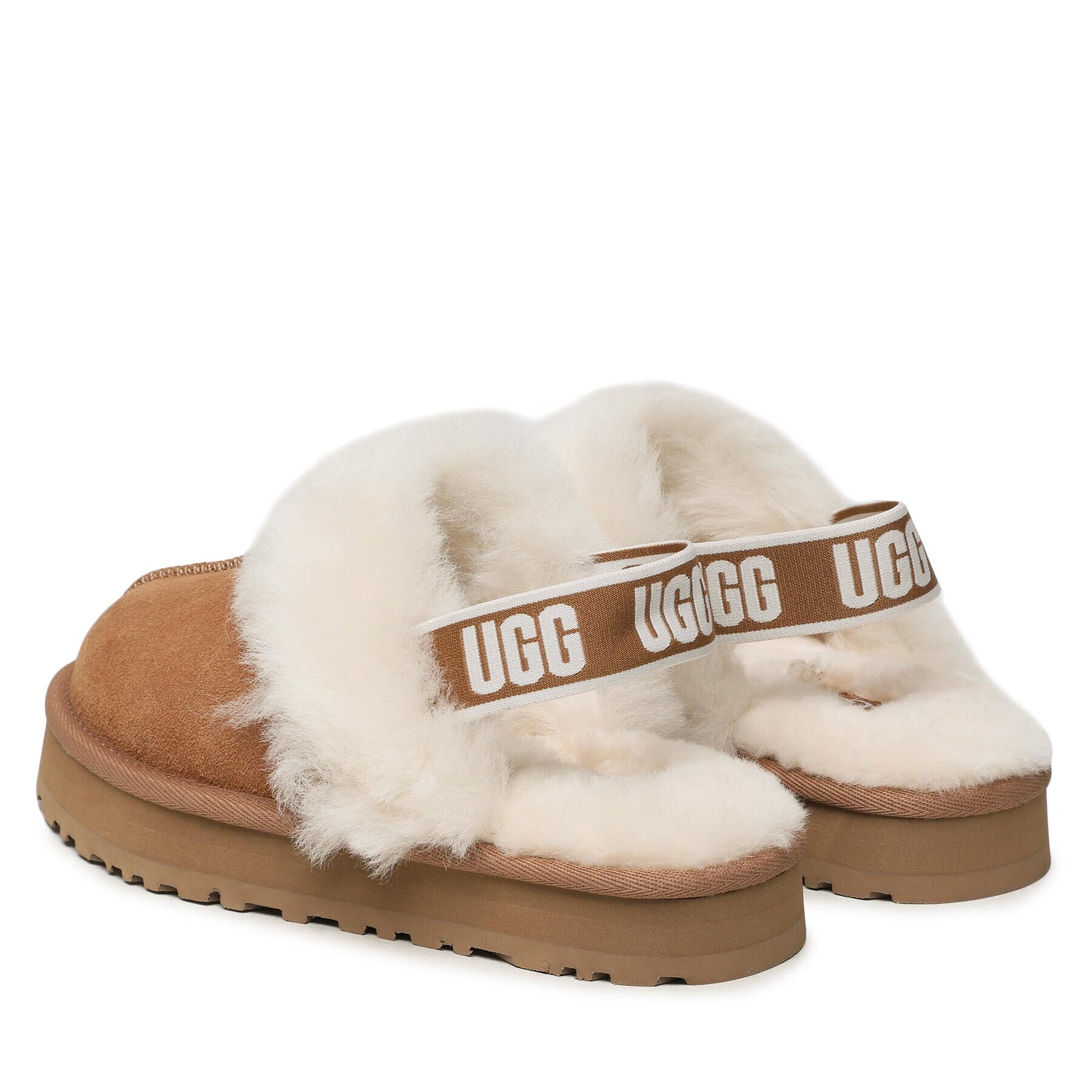 Ugg Papuci de casă K Funkette 1130395K Maro - Pled.ro