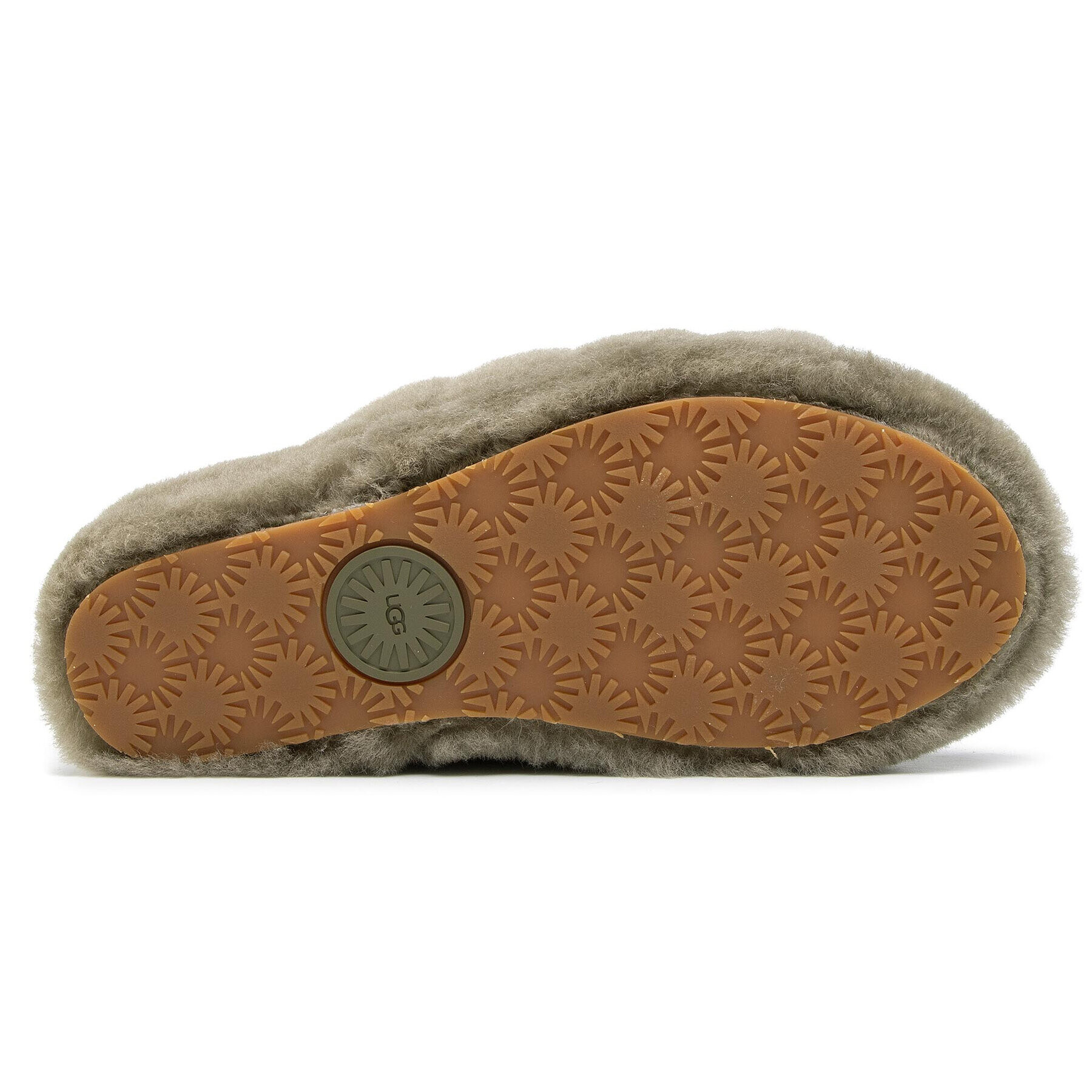 Ugg Papuci de casă W Fluff Yeah Slide 1095119 Verde - Pled.ro