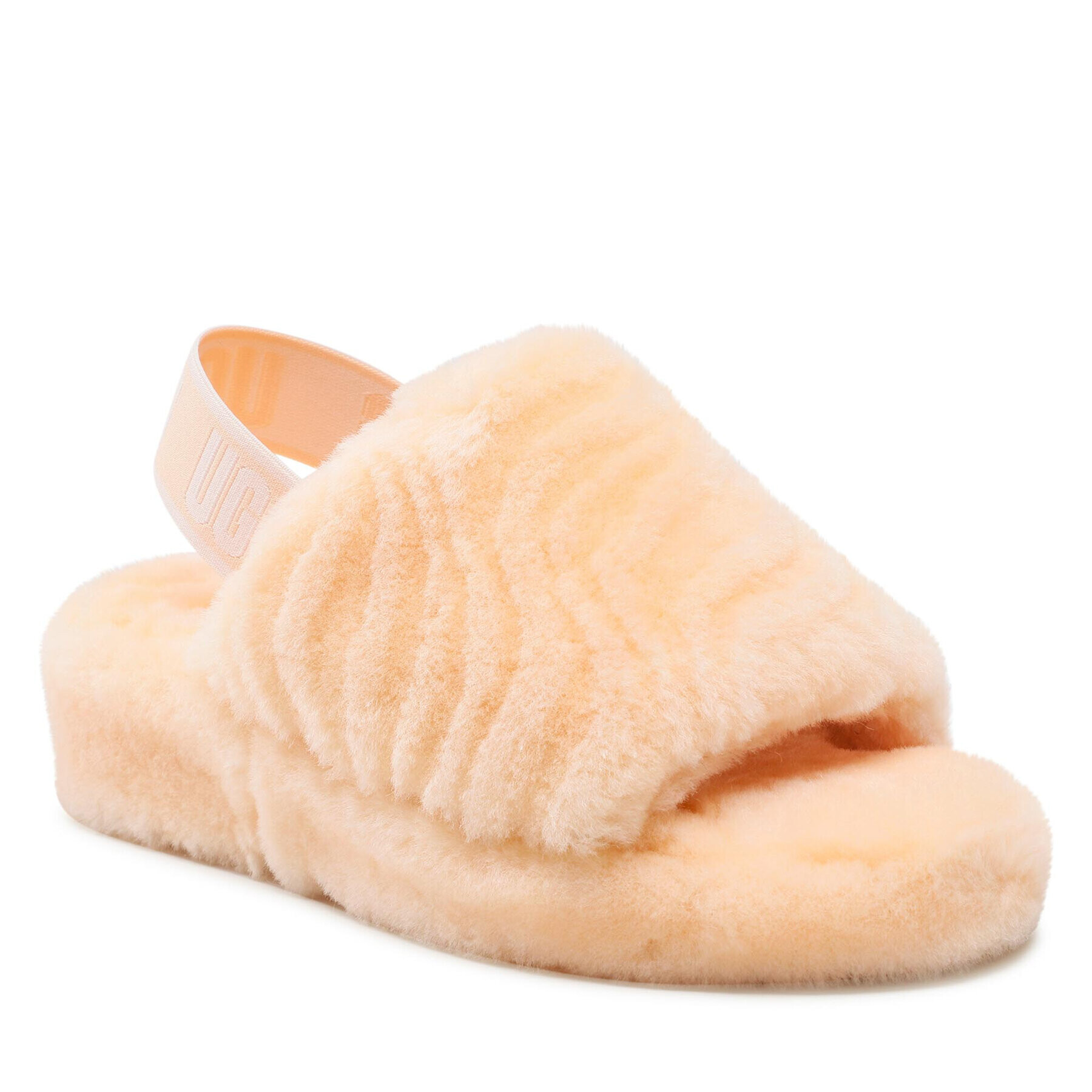 Ugg Papuci de casă W Fluff Yeah Wavy 1125009 Roz - Pled.ro