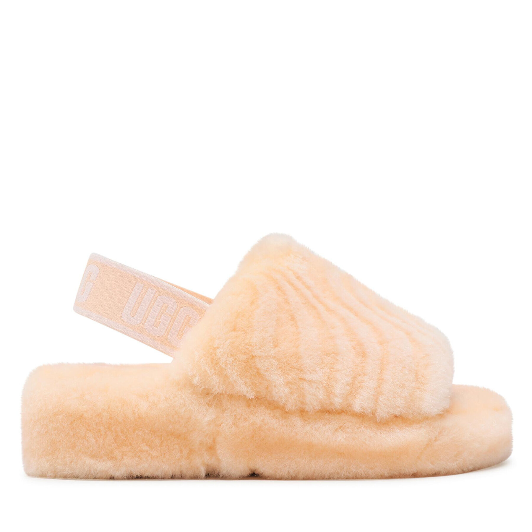 Ugg Papuci de casă W Fluff Yeah Wavy 1125009 Roz - Pled.ro