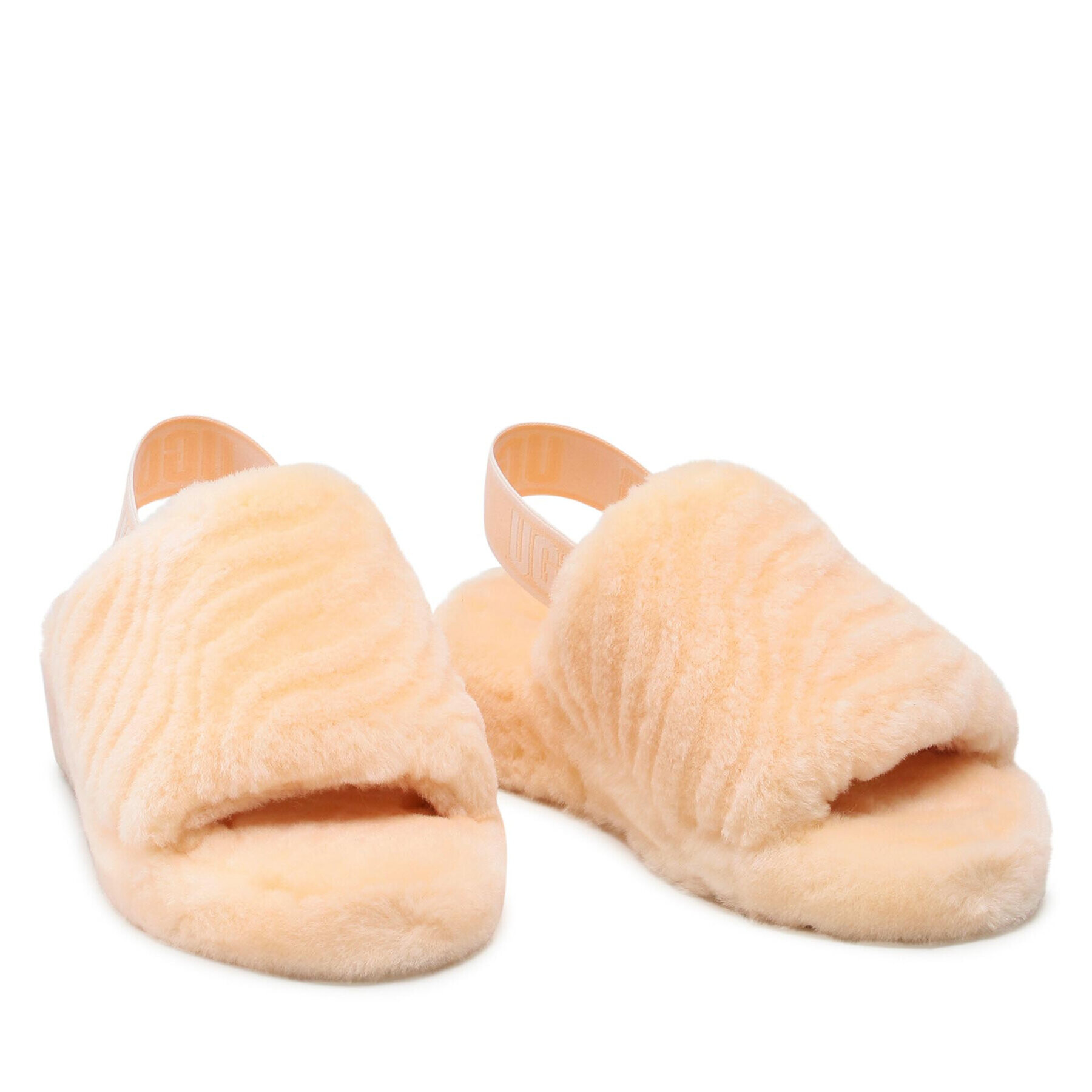 Ugg Papuci de casă W Fluff Yeah Wavy 1125009 Roz - Pled.ro