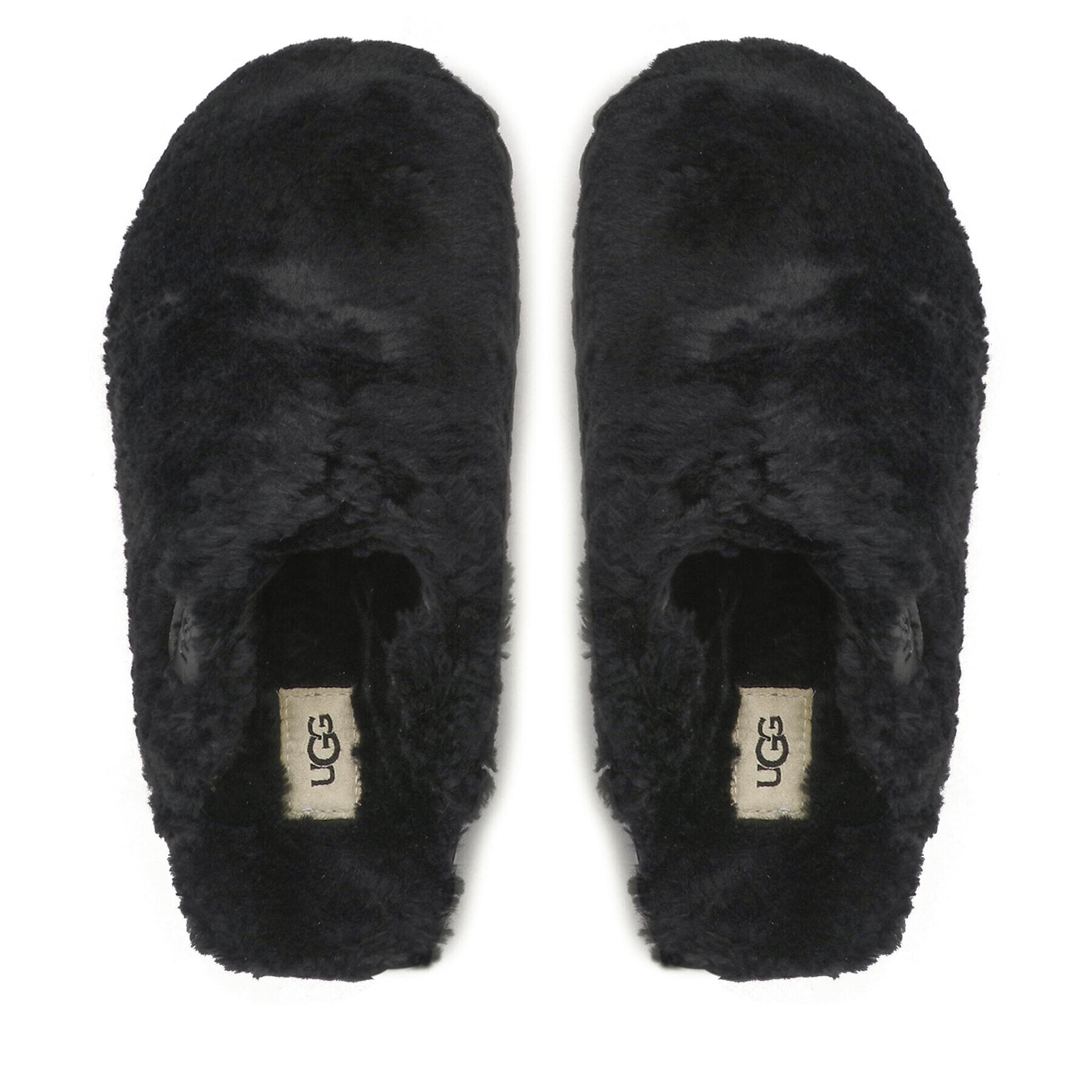 Ugg Papuci de casă W Fuzz Sugar Slide 1135132 Negru - Pled.ro