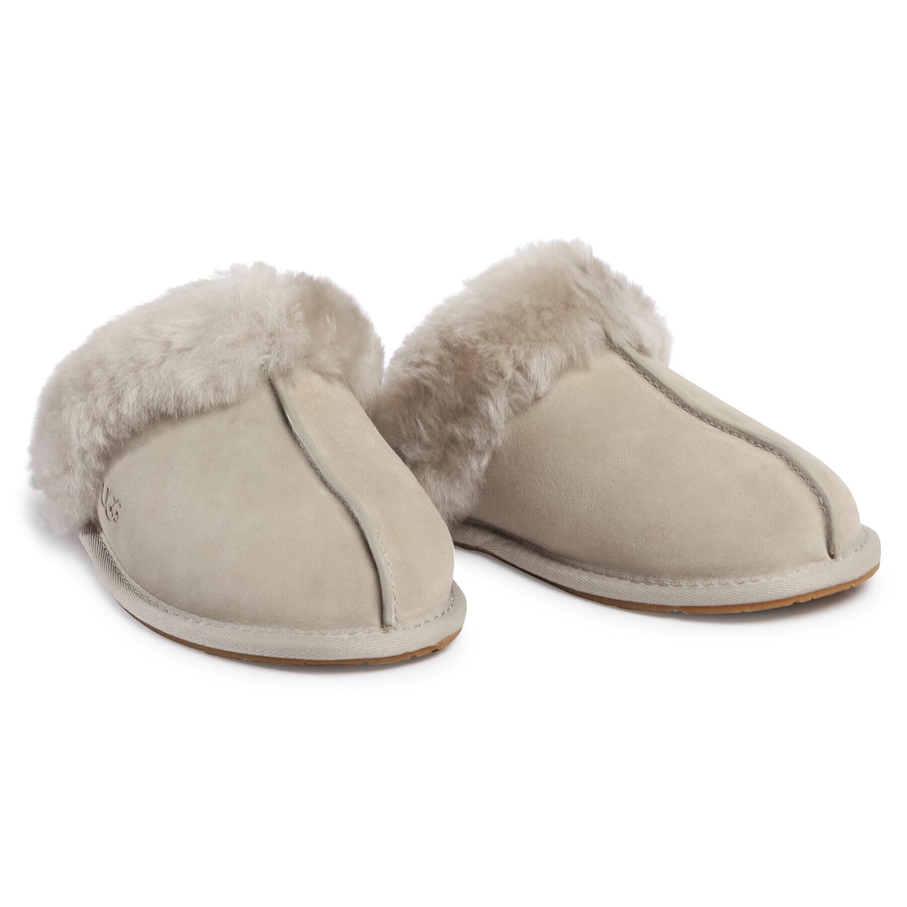 Ugg Papuci de casă W Scuffette II 1106872 Gri - Pled.ro