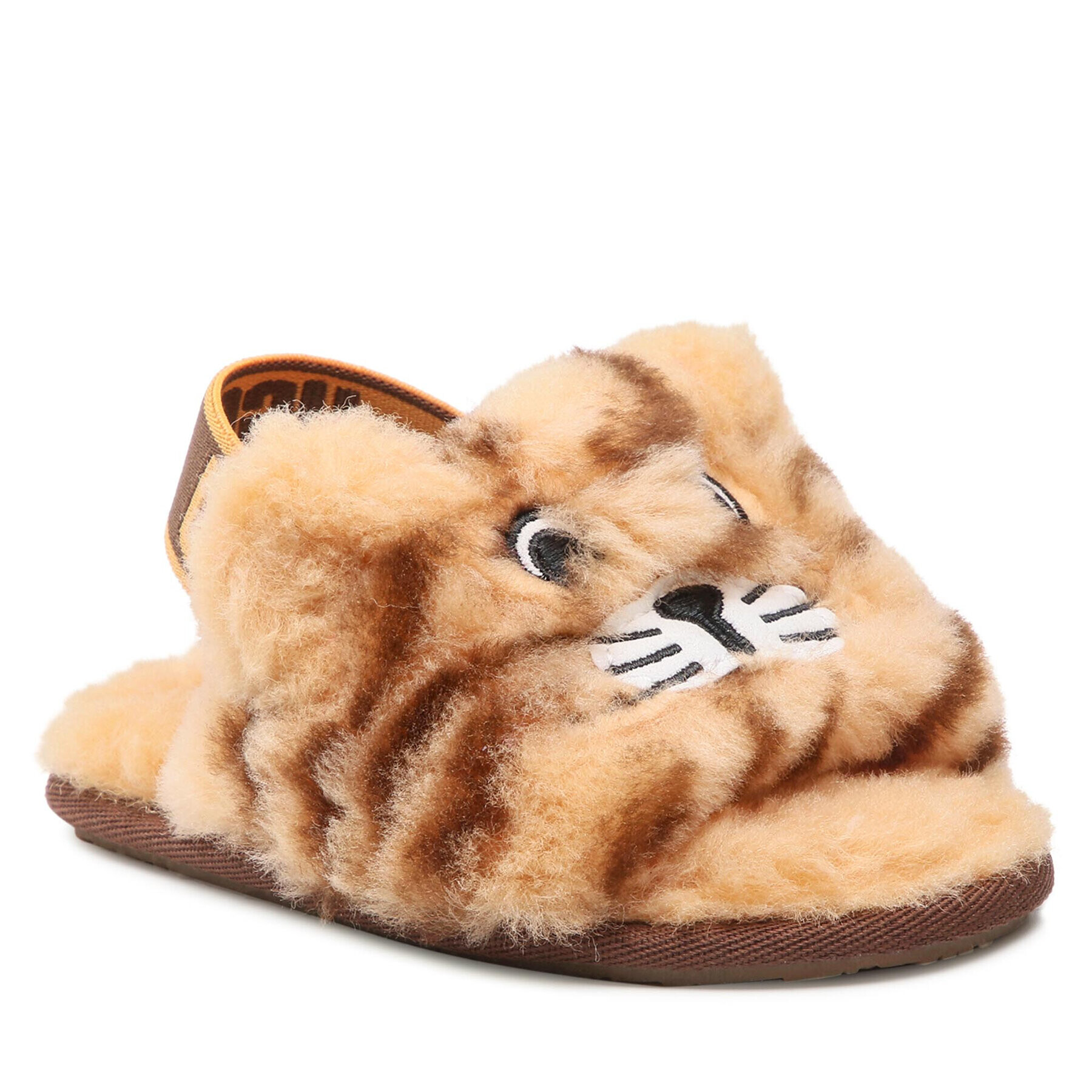 Ugg Papuci de casă T Fluff Yeah Slide Tiger Stuffie 1124940T Maro - Pled.ro