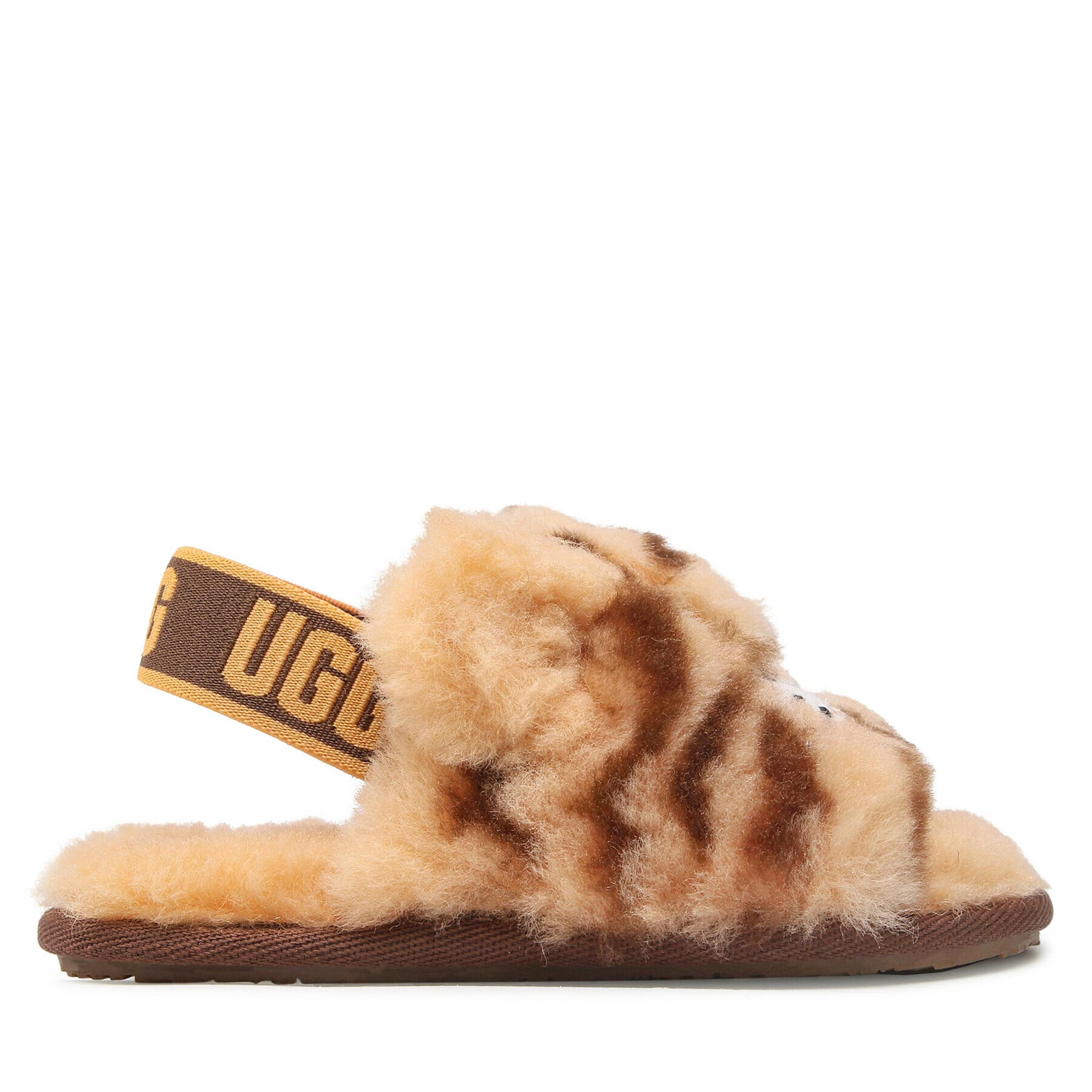 Ugg Papuci de casă T Fluff Yeah Slide Tiger Stuffie 1124940T Maro - Pled.ro