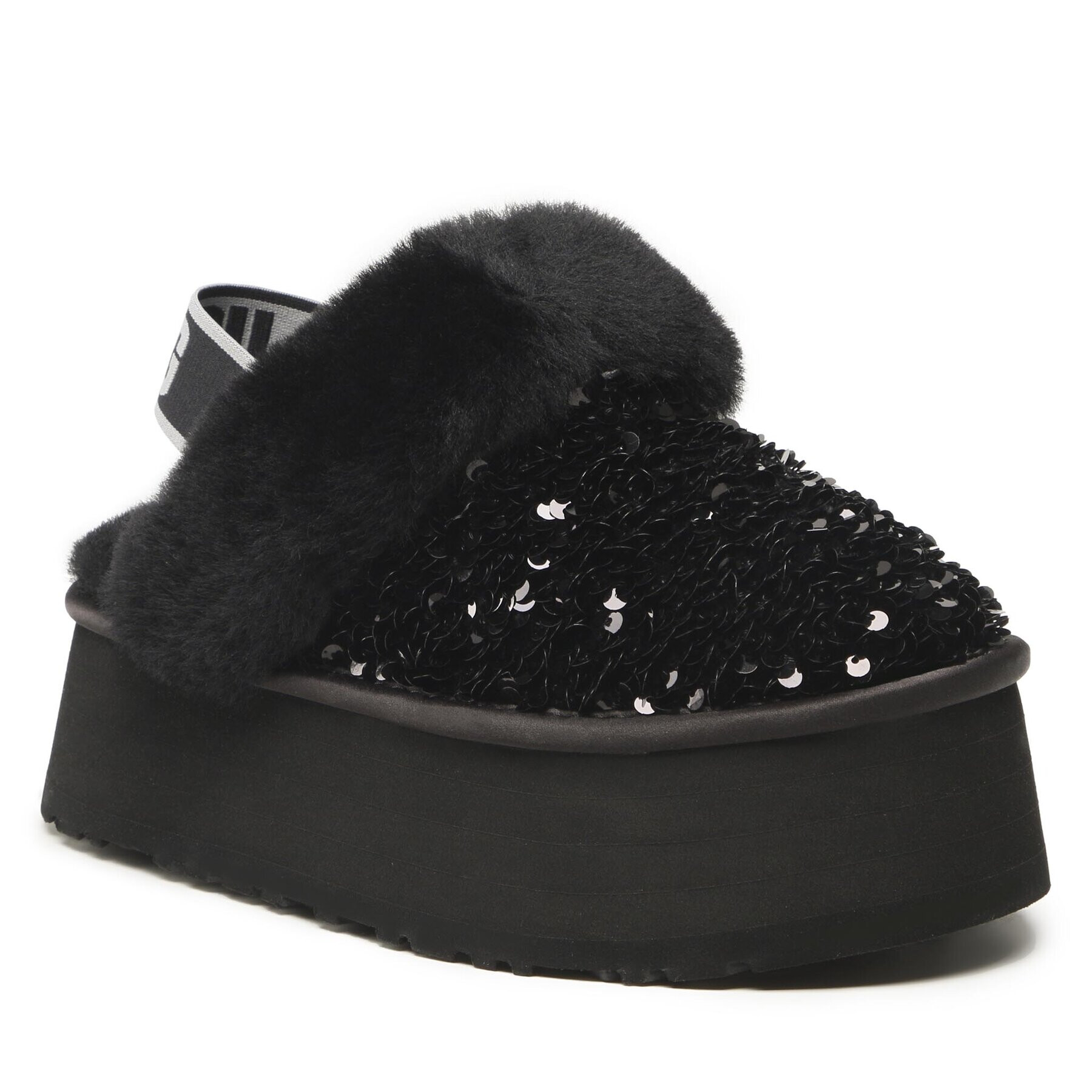 Ugg Sandale W Funkette Chunky Sequin 1134450 Negru - Pled.ro